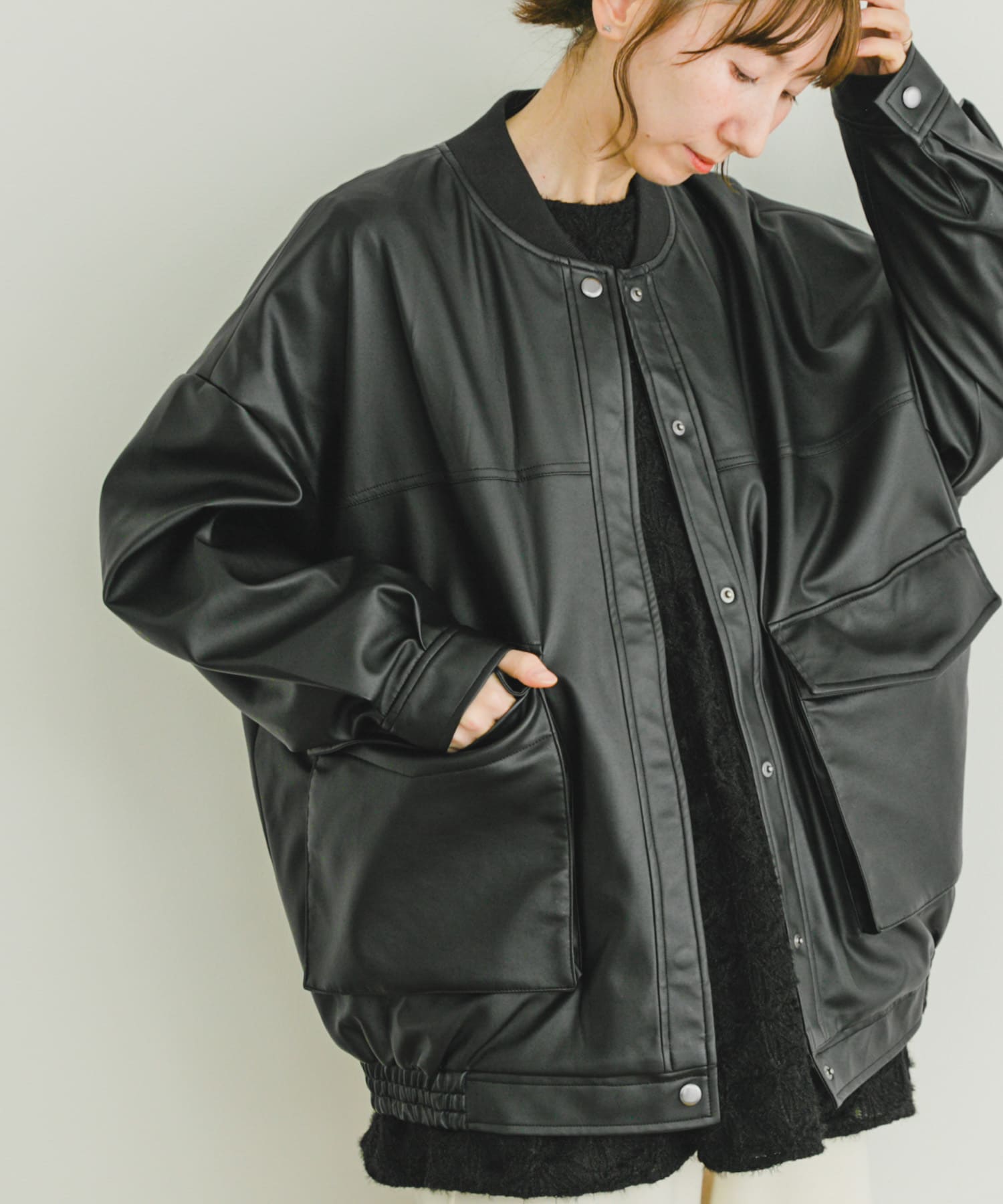 ビッグシルエットブルゾン