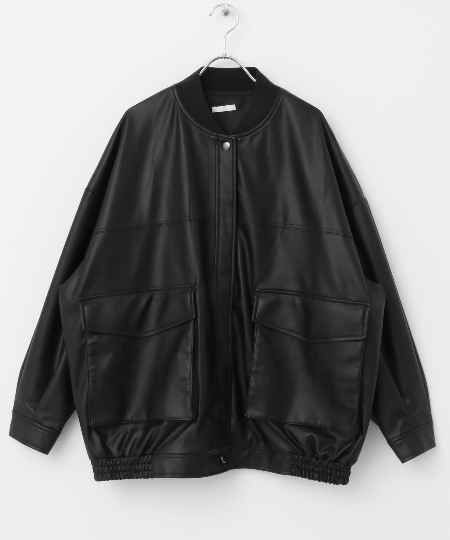 ビッグシルエットブルゾン BLK FREE