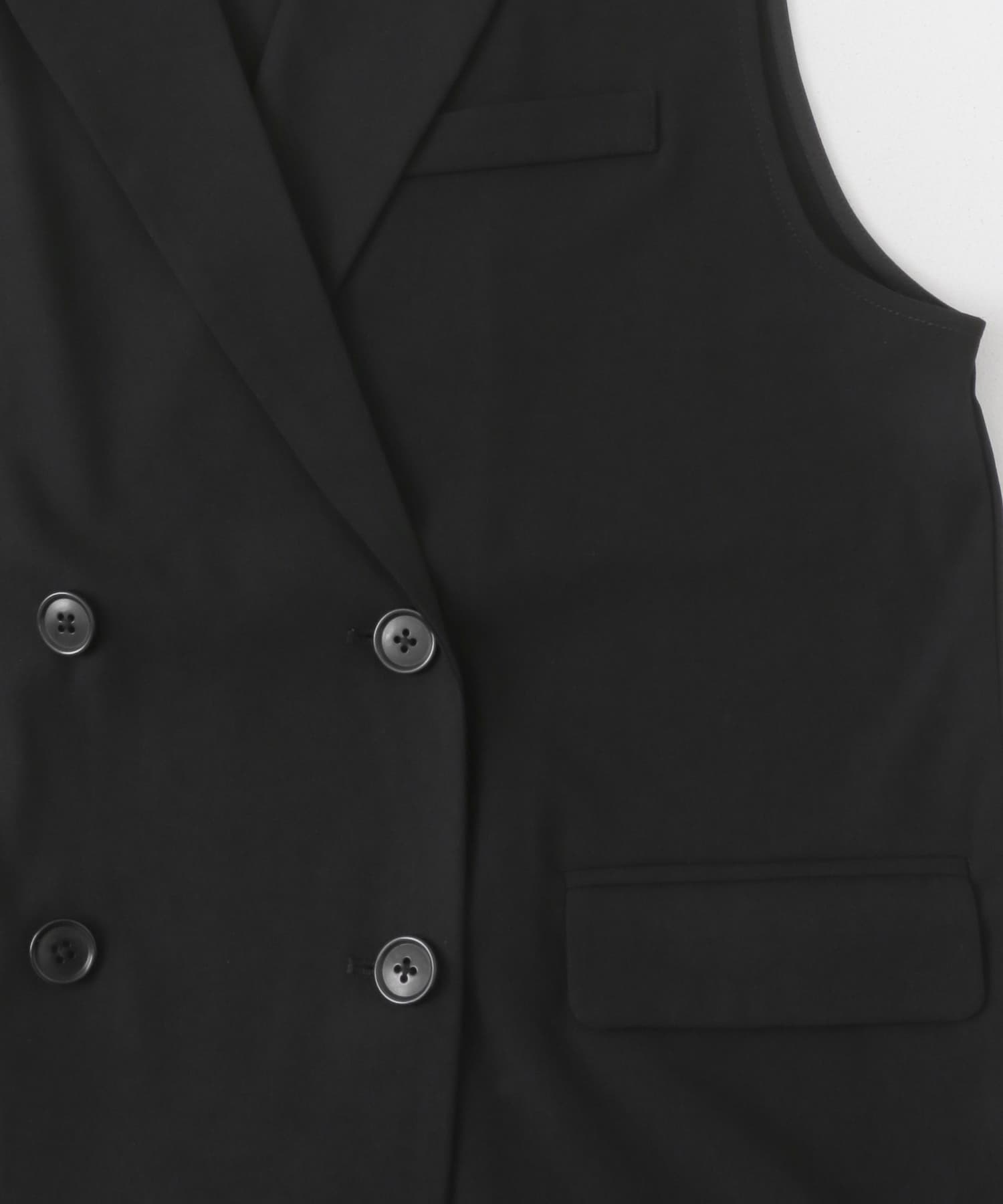 ダブルブレストジレ BLK FREE