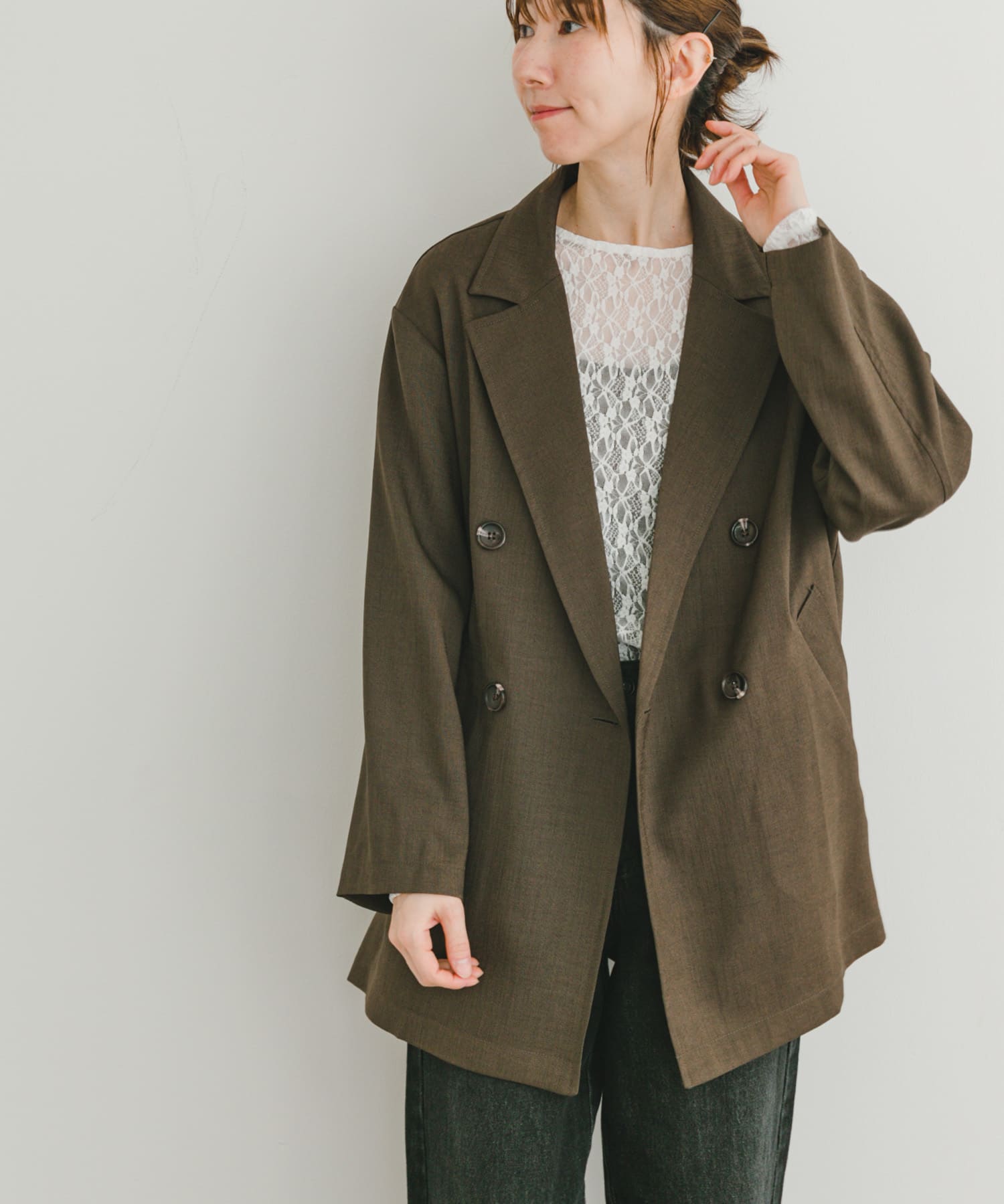 リネンライクジャケット