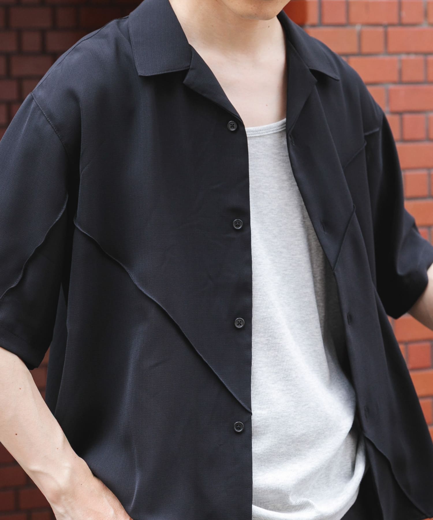 クールタッチテレコタンクトップ GRY M