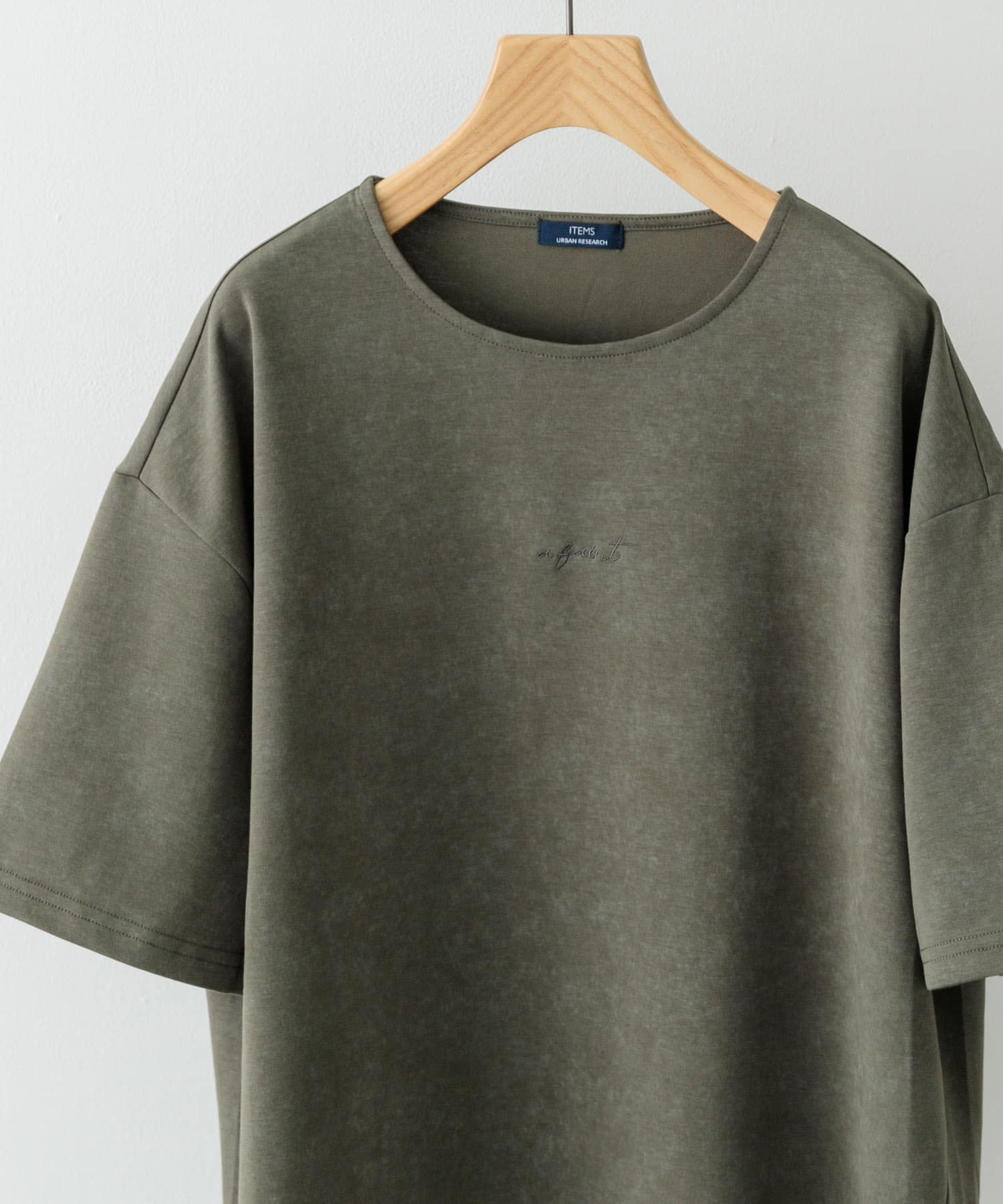 ワンポイント刺繍フェードポンチtops KHK M