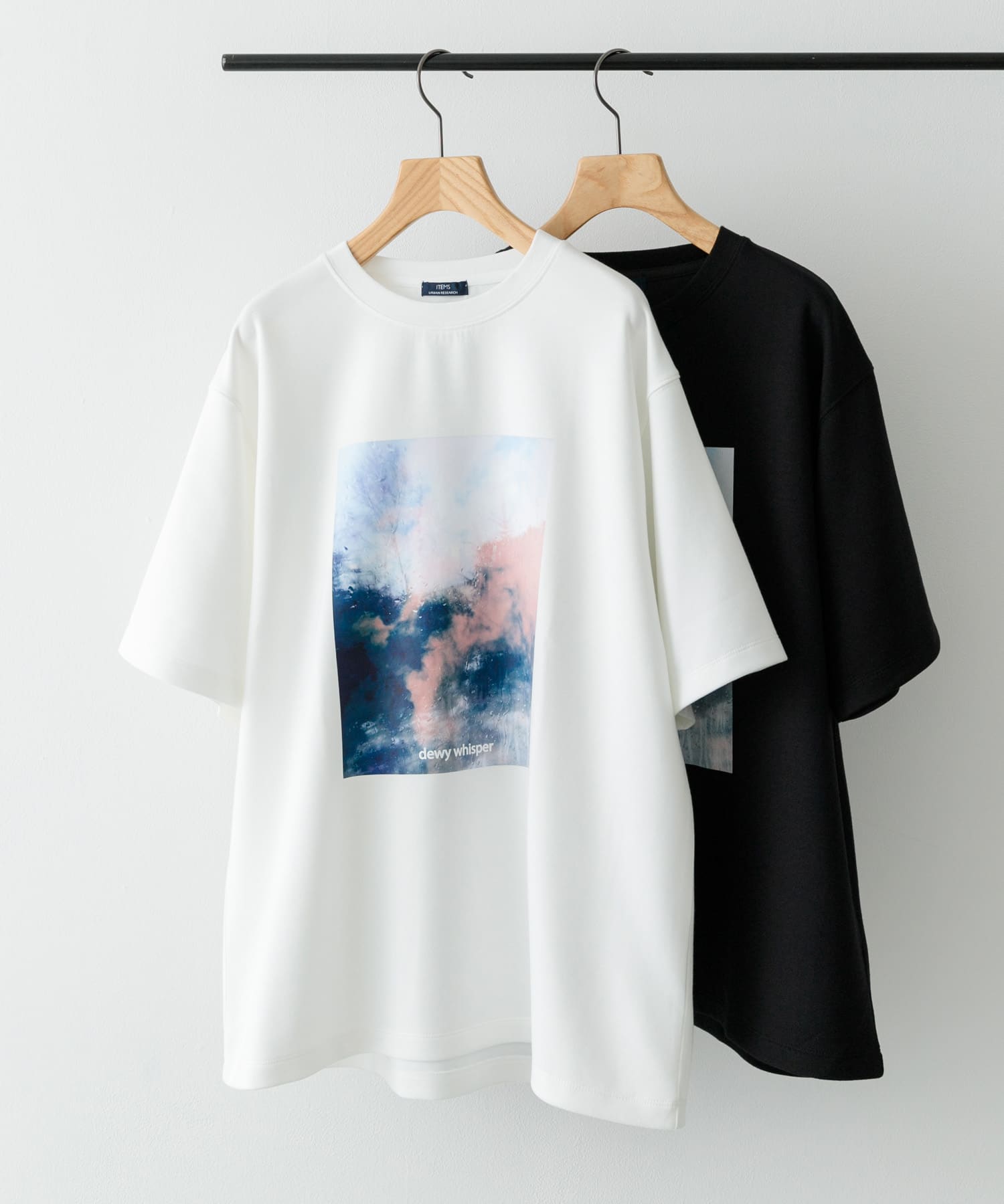 Art Graphic ポンチTシャツ Dewy WHT L