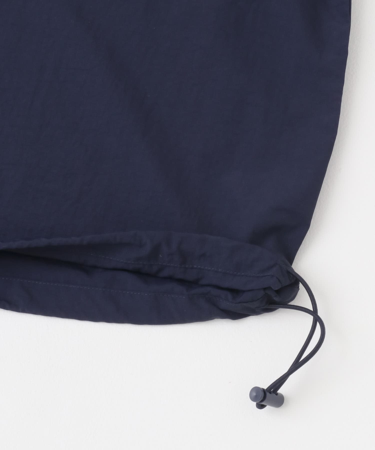 『撥水/イージーケア/接触冷感/UVカット』タスランナイロンクルーネックドロストTシャツ NVY M