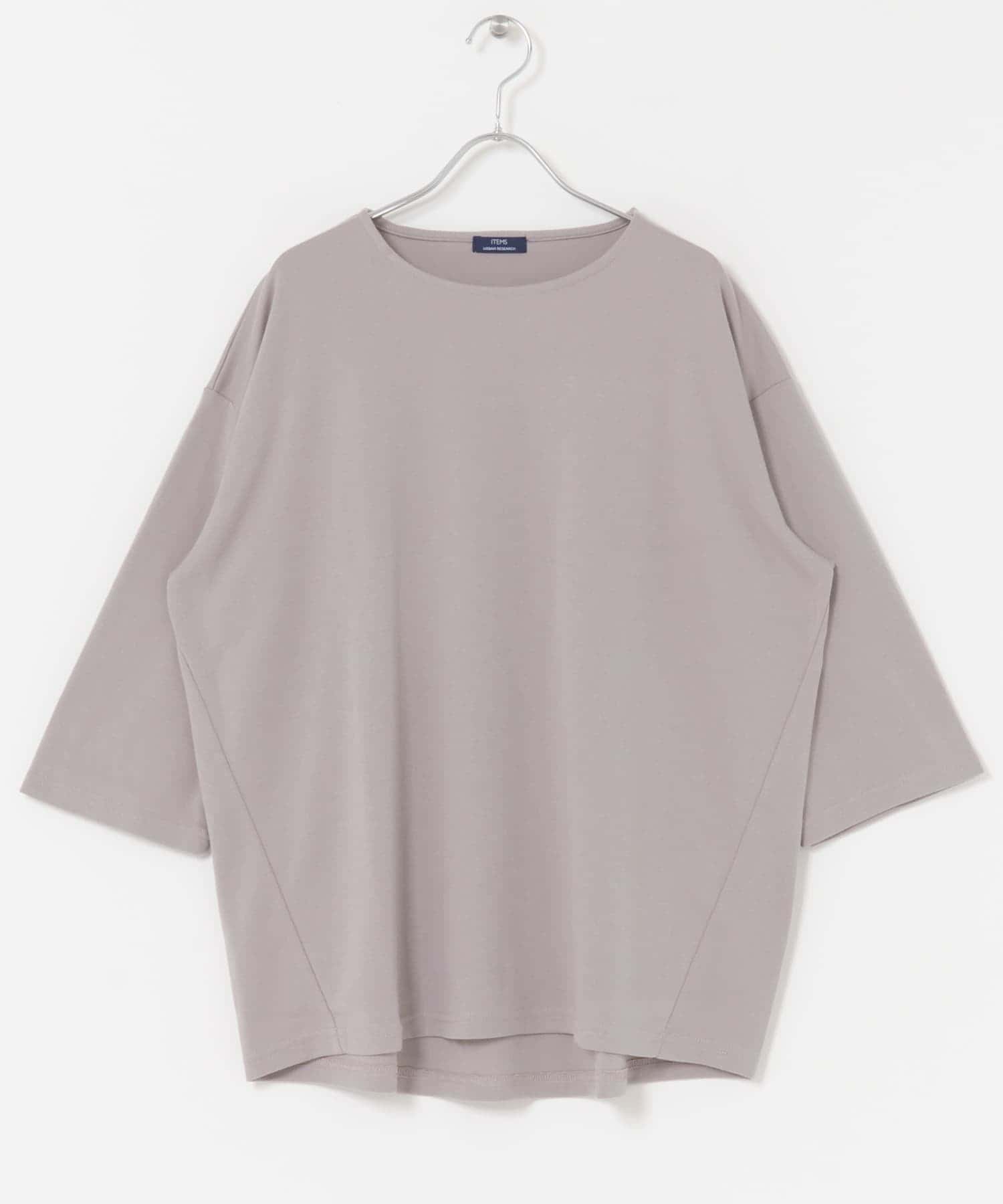 接触冷感ポンチ7分袖Tops GREIGE M