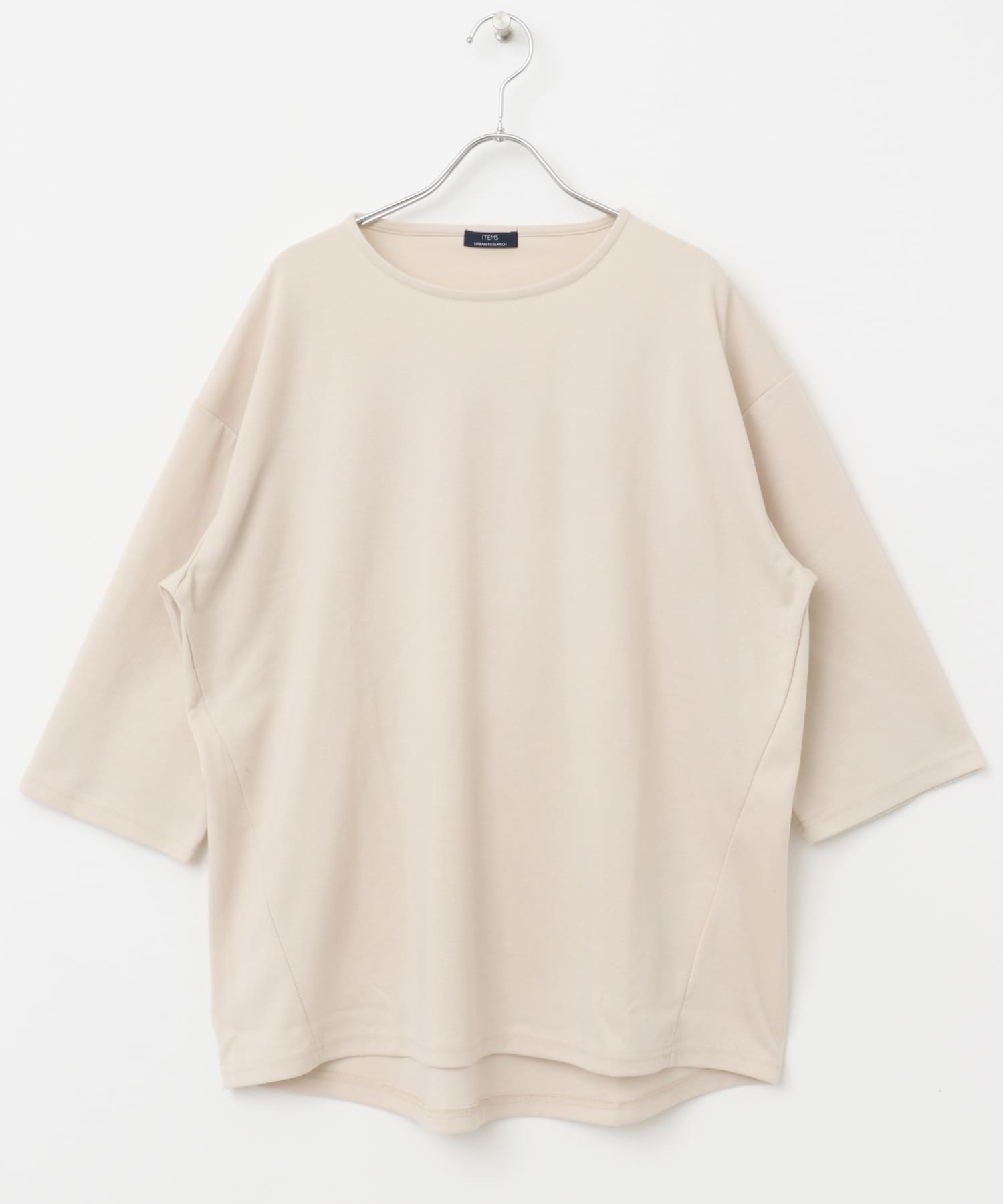 接触冷感ポンチ7分袖Tops BEG M