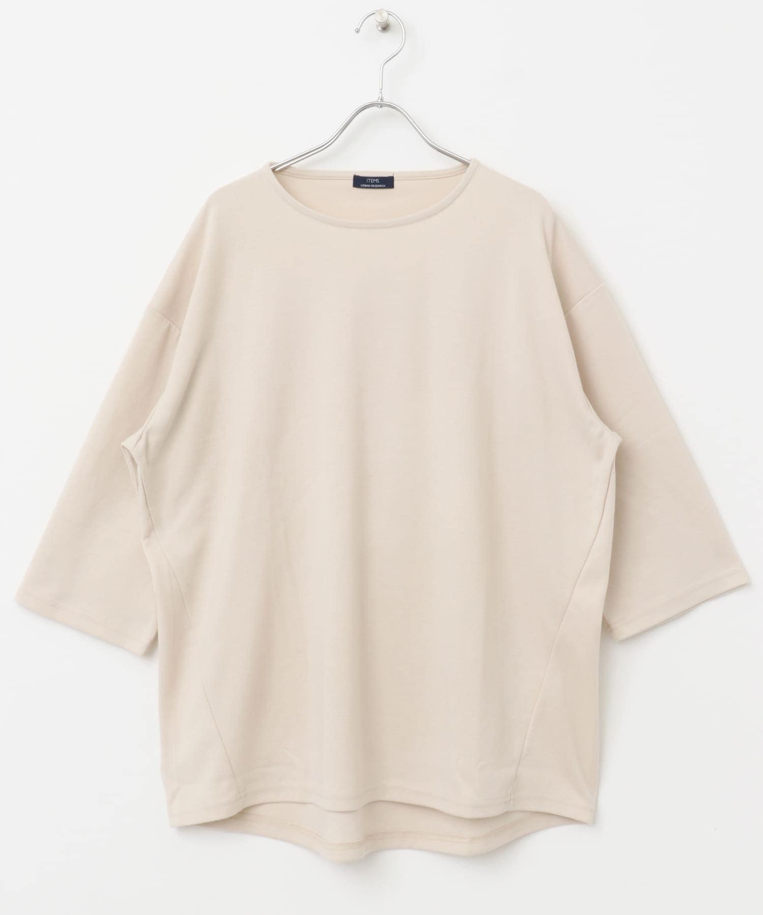 接触冷感ポンチ7分袖Tops BEG M