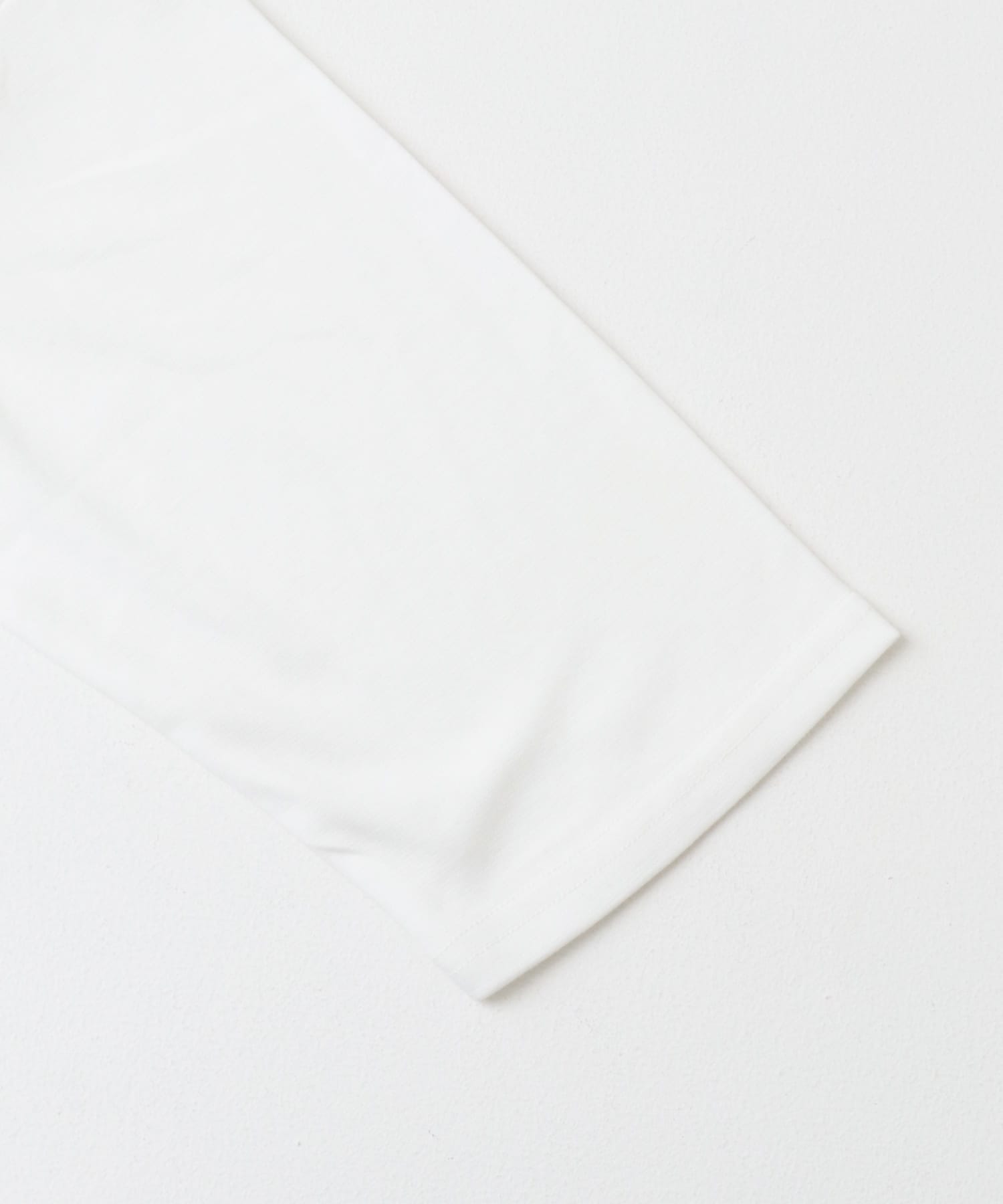 接触冷感ポンチ7分袖Tops WHT M