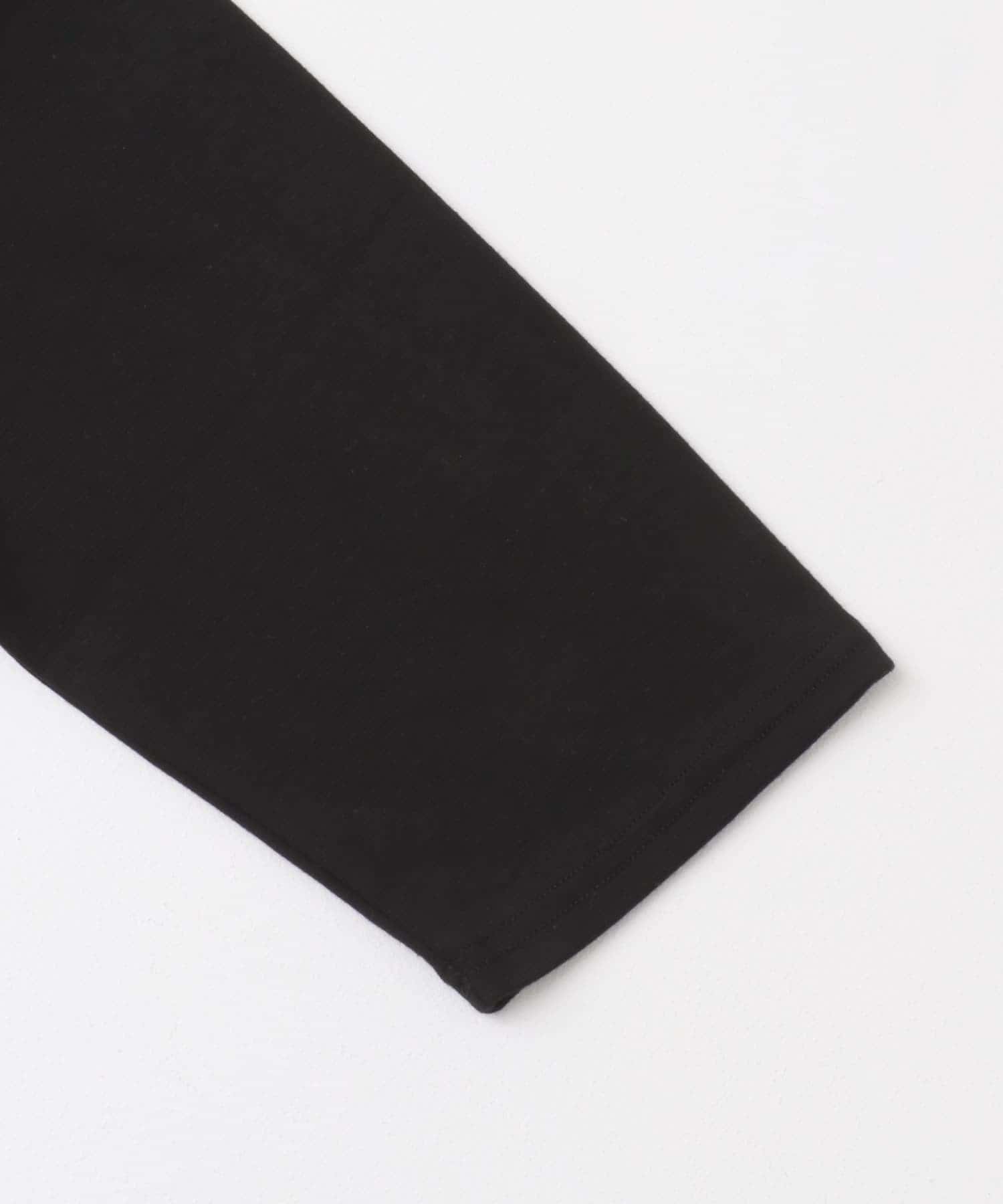 接触冷感ポンチ7分袖Tops BLK M