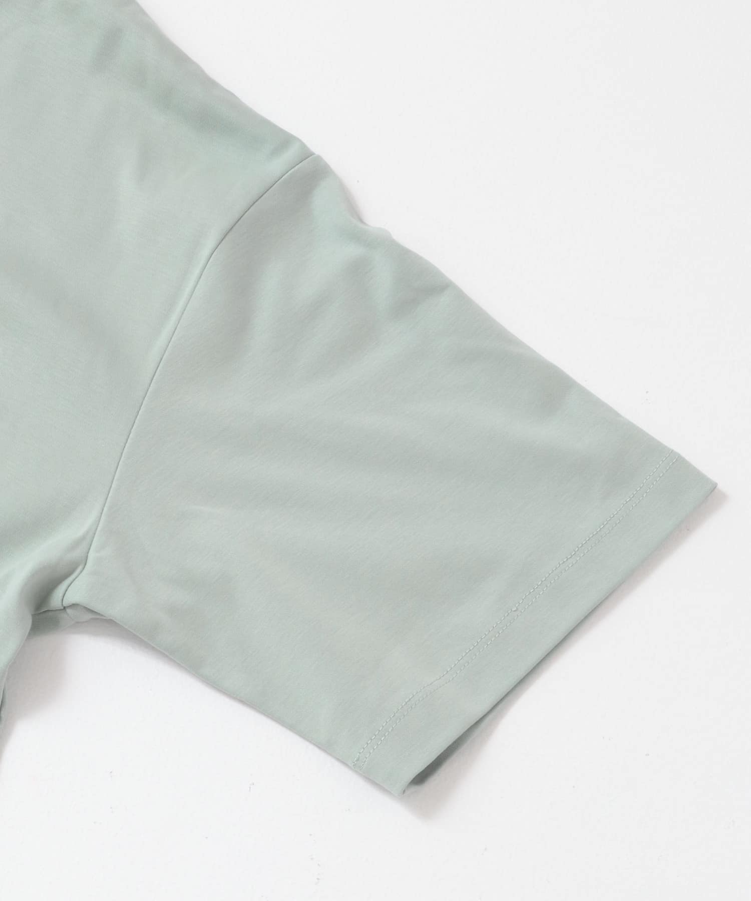 Fine Cotton クルーネックポケットTシャツ GRN S