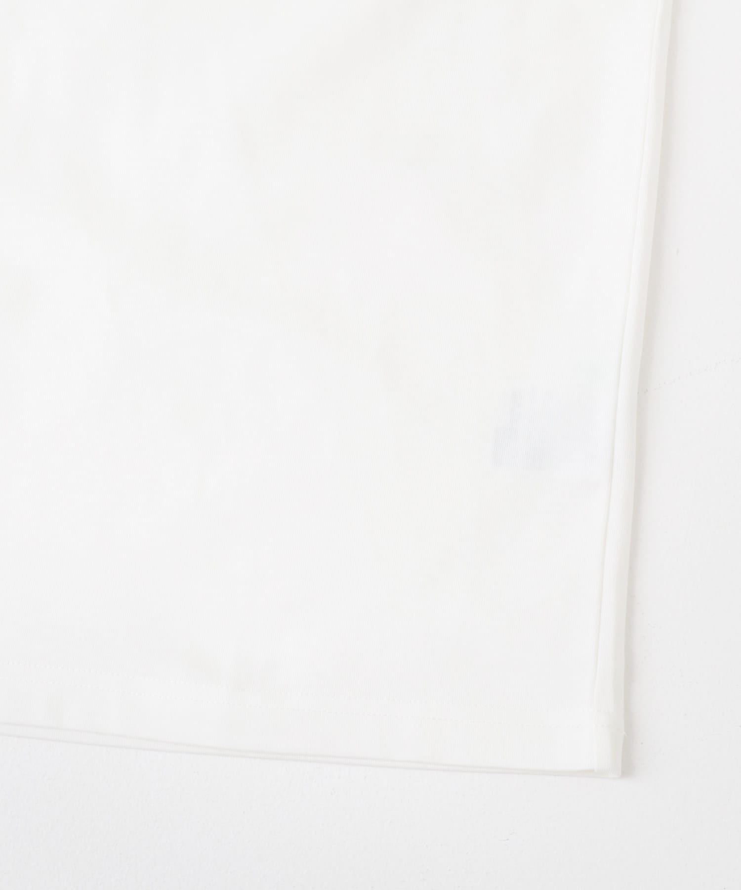 『接触冷感/UVカット』シルケットクルーネックTシャツ WHT S