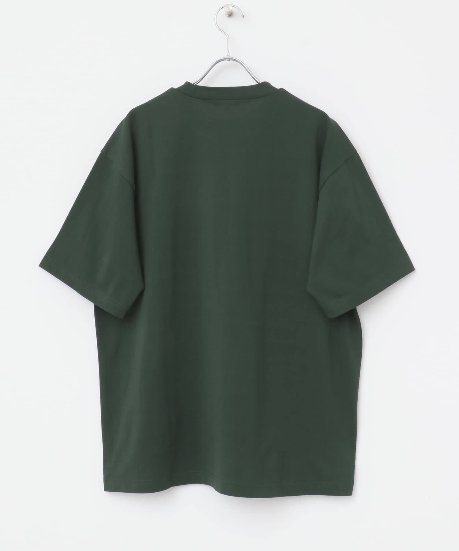 『接触冷感/UVカット』シルケットクルーネックTシャツ GRN S