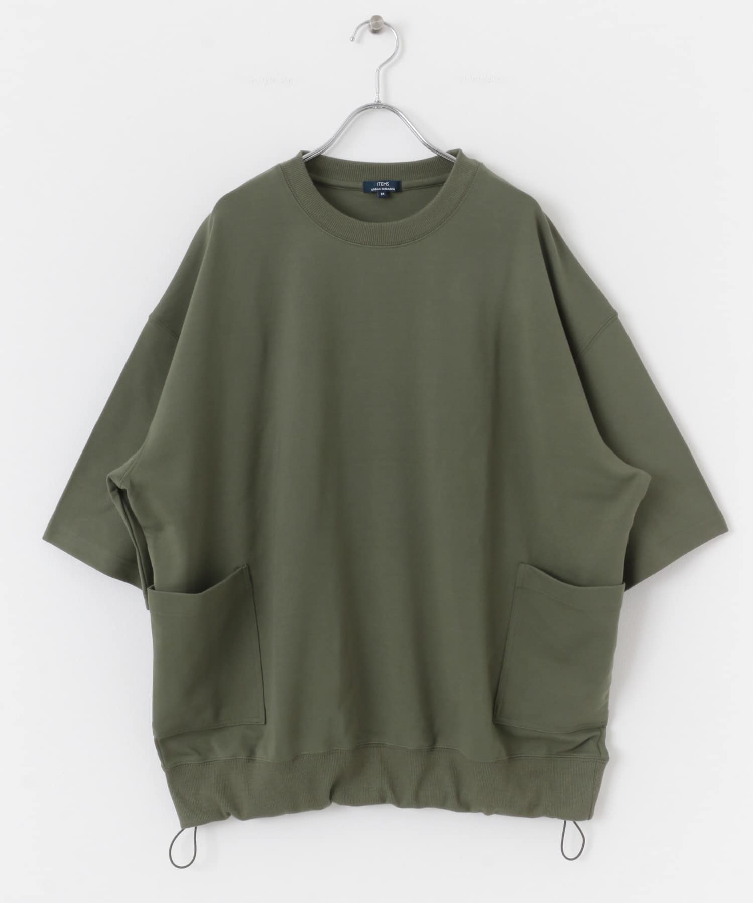 サイドストレージ半袖ポンチTops KHK M