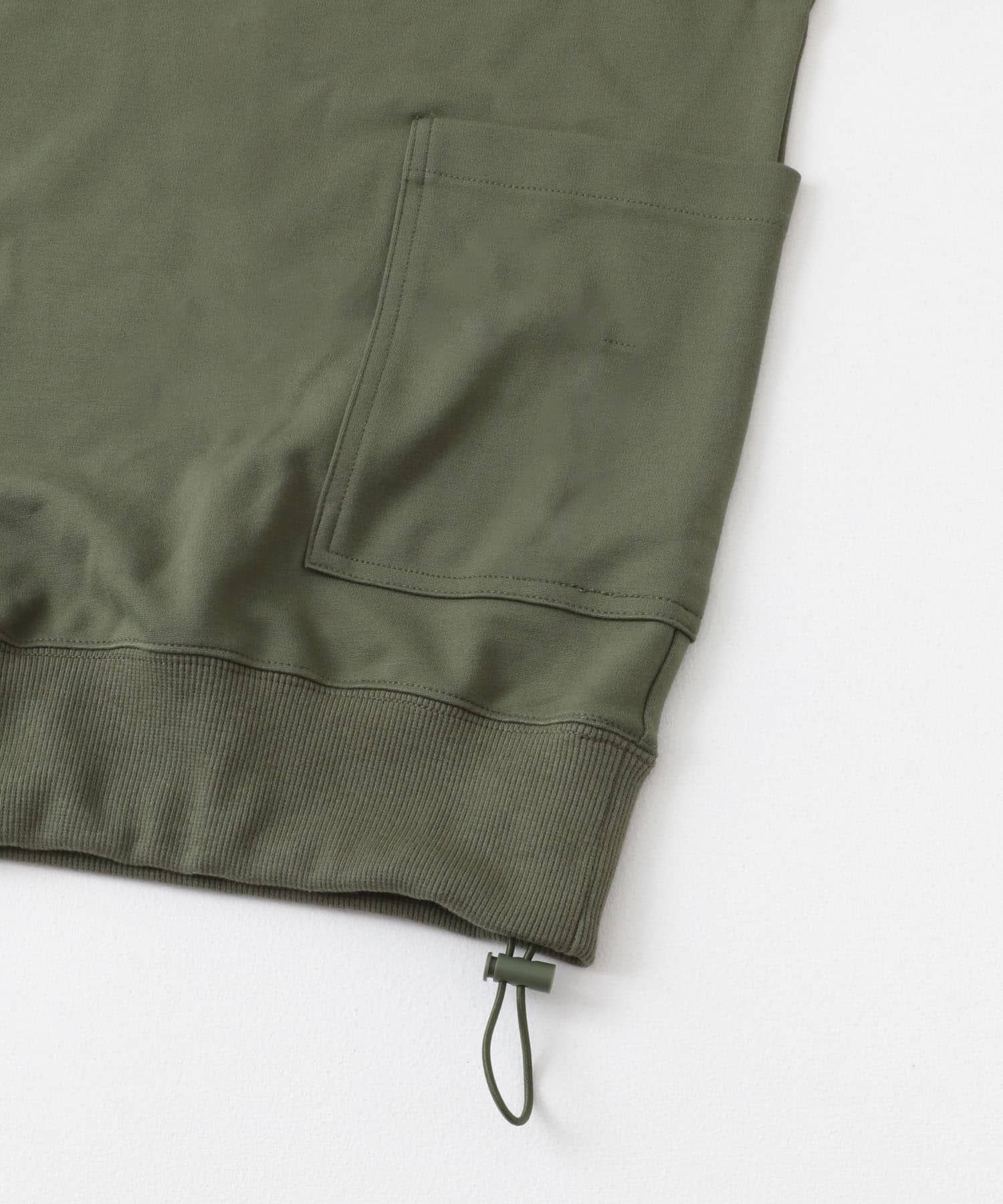 サイドストレージ半袖ポンチTops KHK M