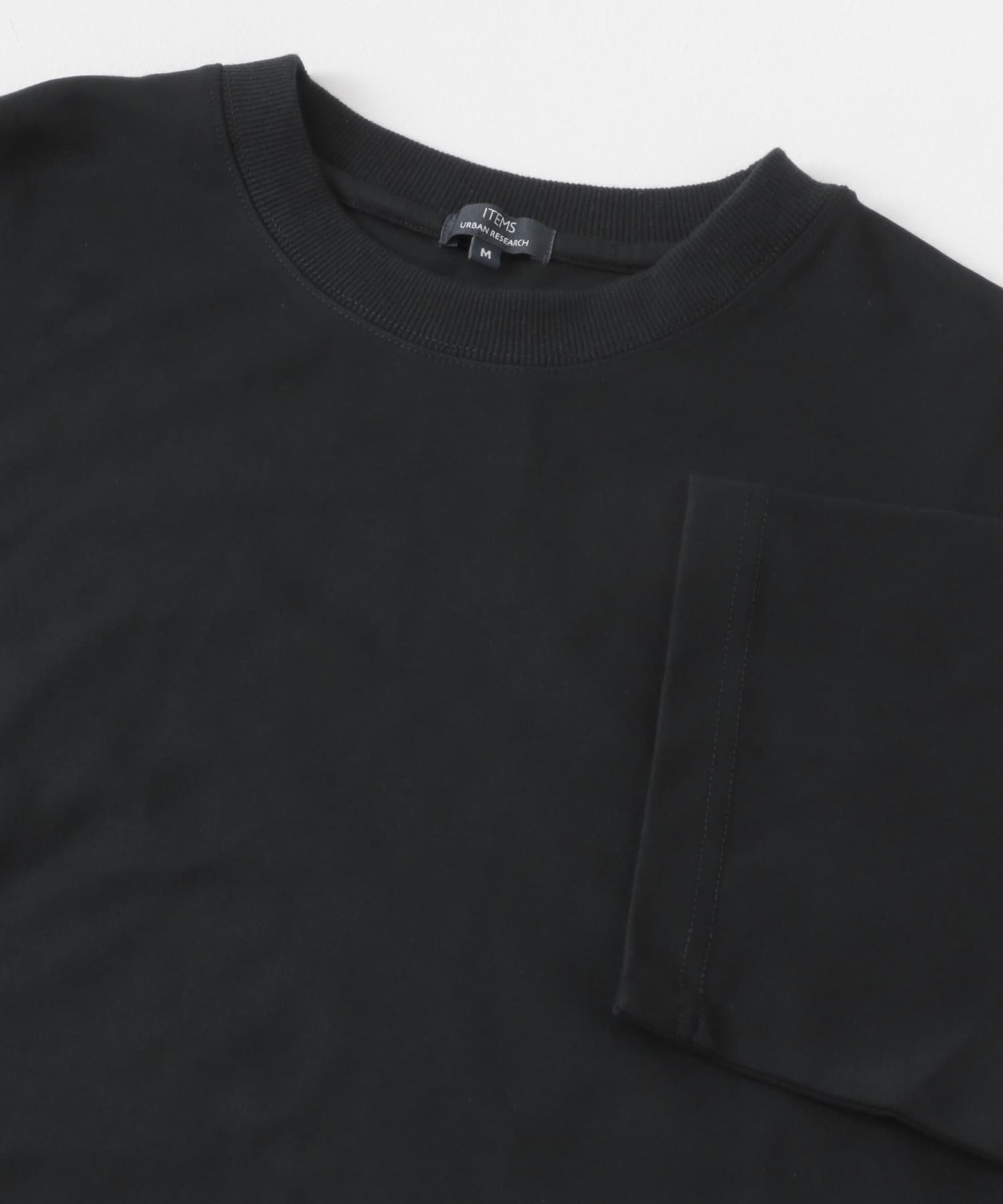 サイドストレージ半袖ポンチTops BLK M