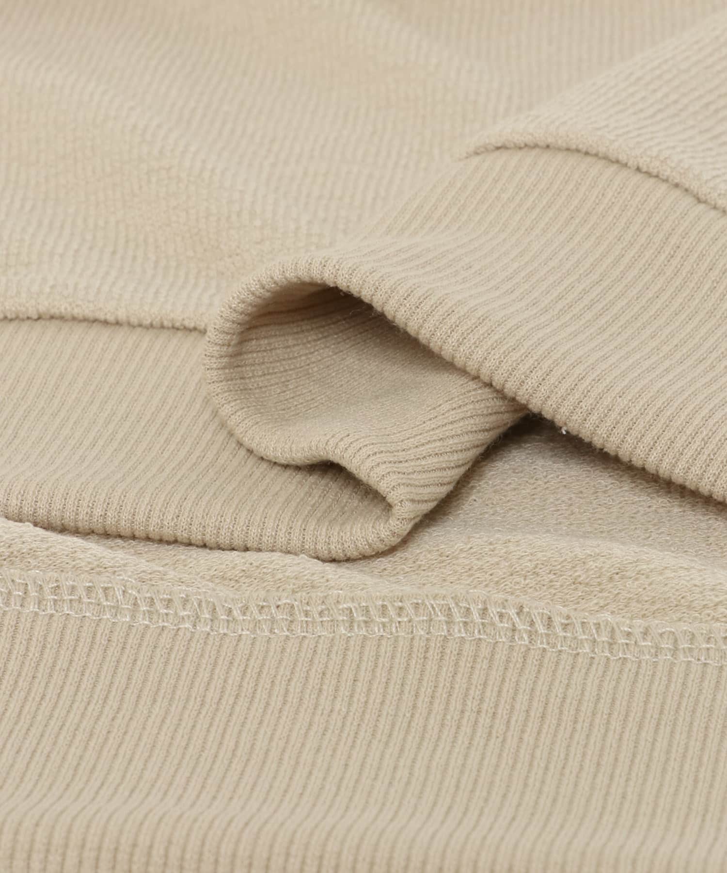 クレープジョーゼットクルーネック Tシャツ BEG S