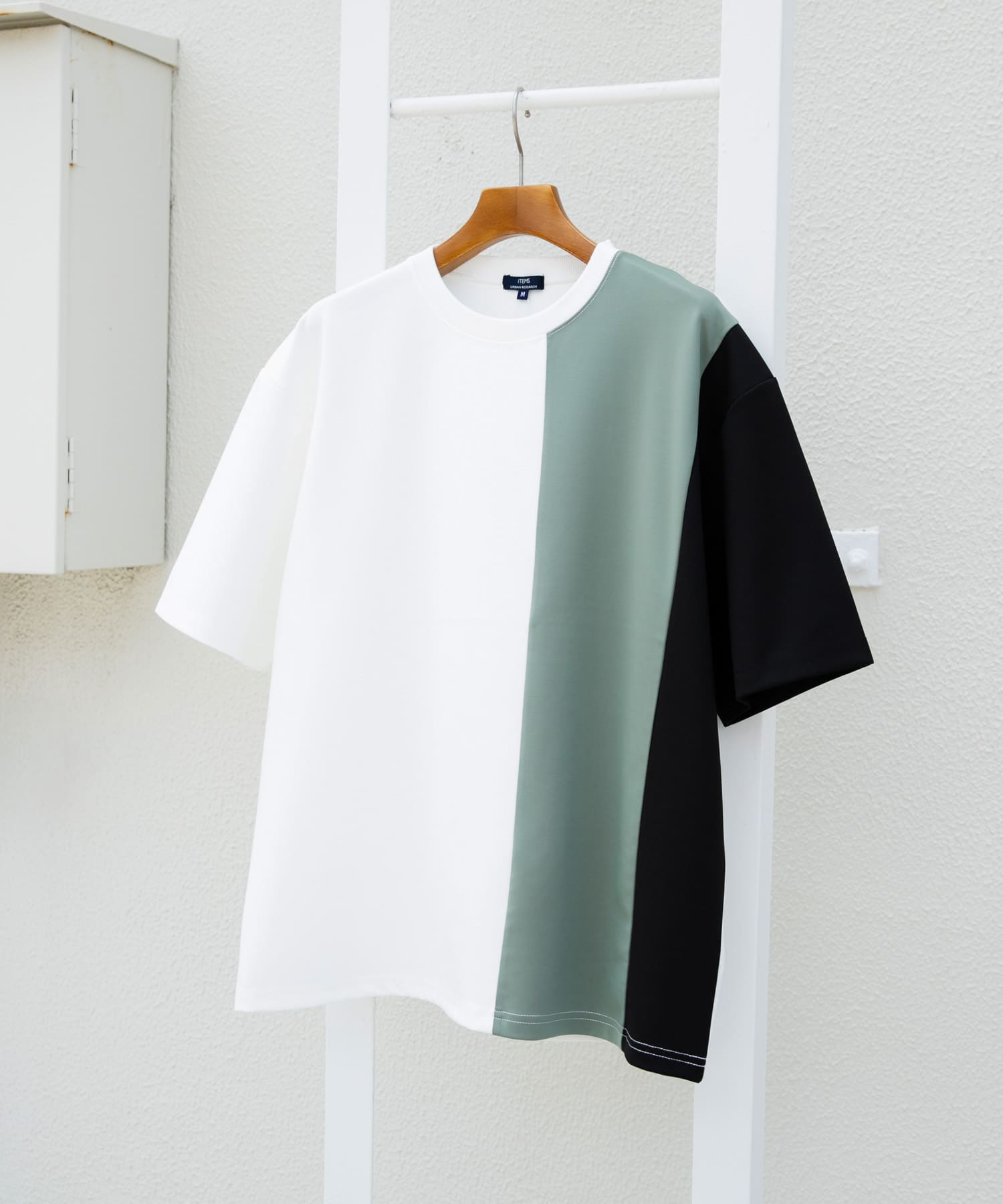 ポンチ切替ショートスリーブトップス