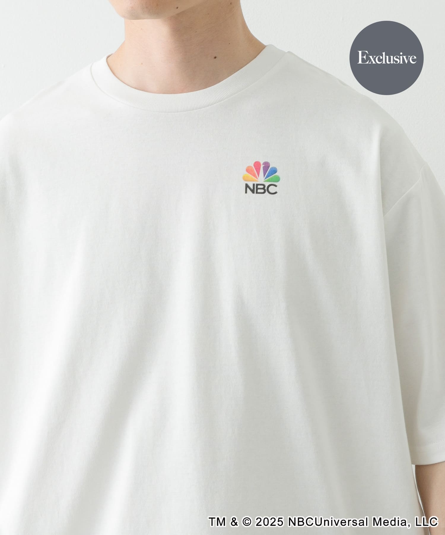 『別注』ワンポイント企業ロゴTシャツ NBC/WH M