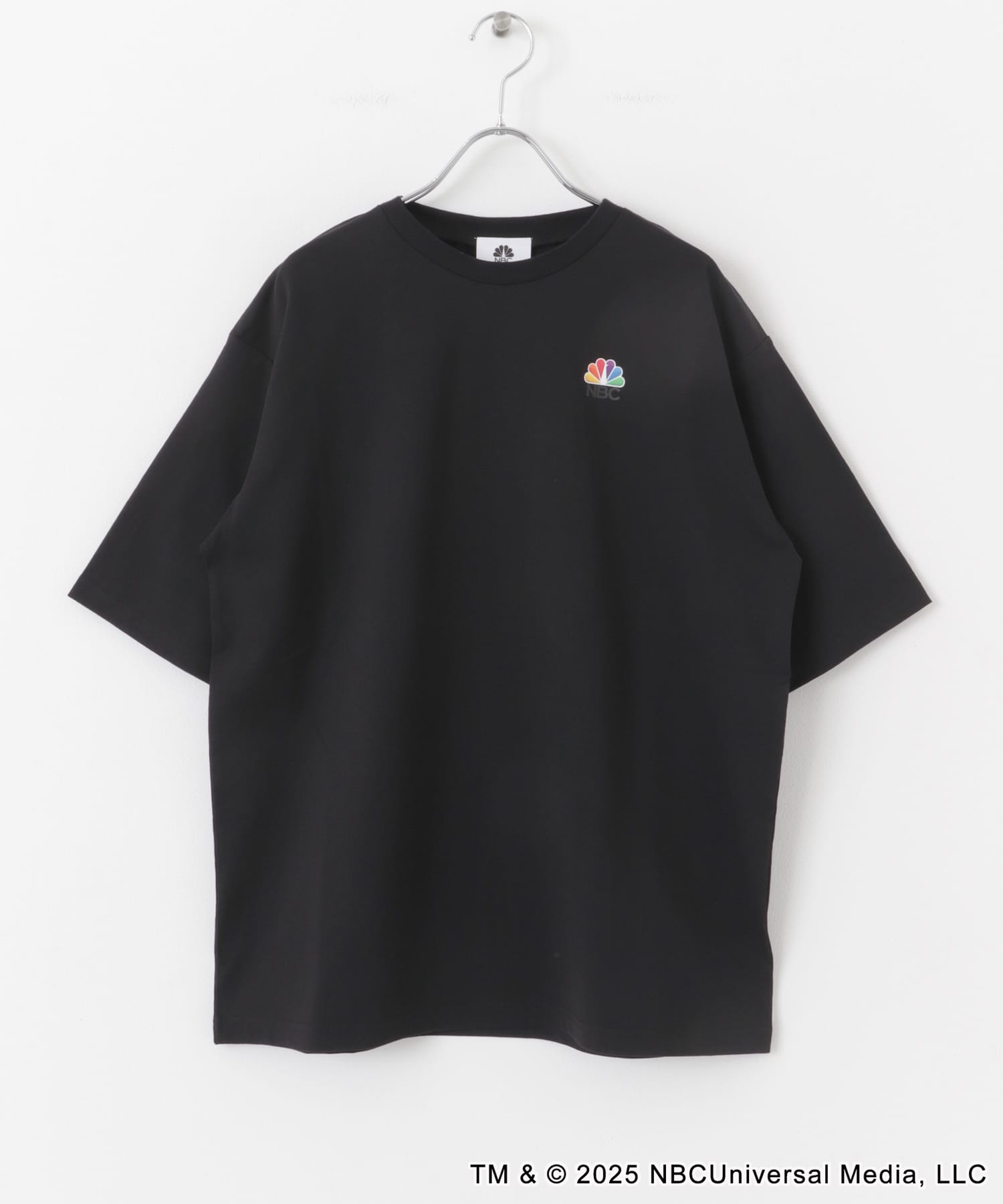 『別注』ワンポイント企業ロゴTシャツ NBC/BK M