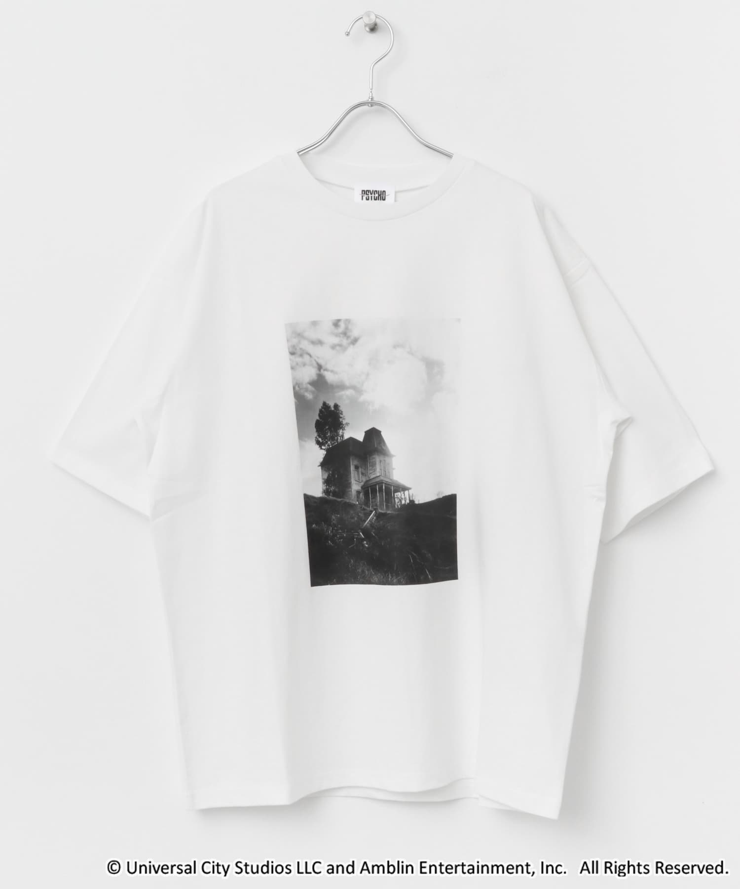 『別注』ホラーMOVIEプリントTシャツ PSY WH M