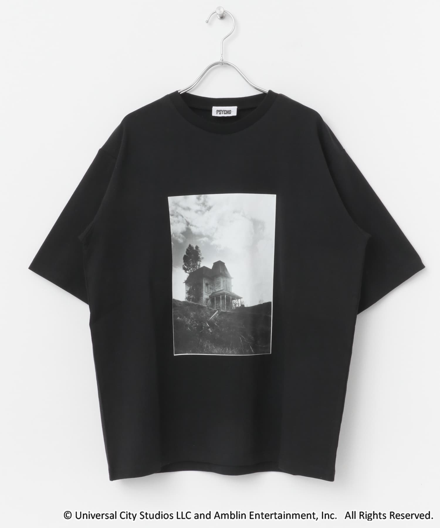 『別注』ホラーMOVIEプリントTシャツ PSY BLK M