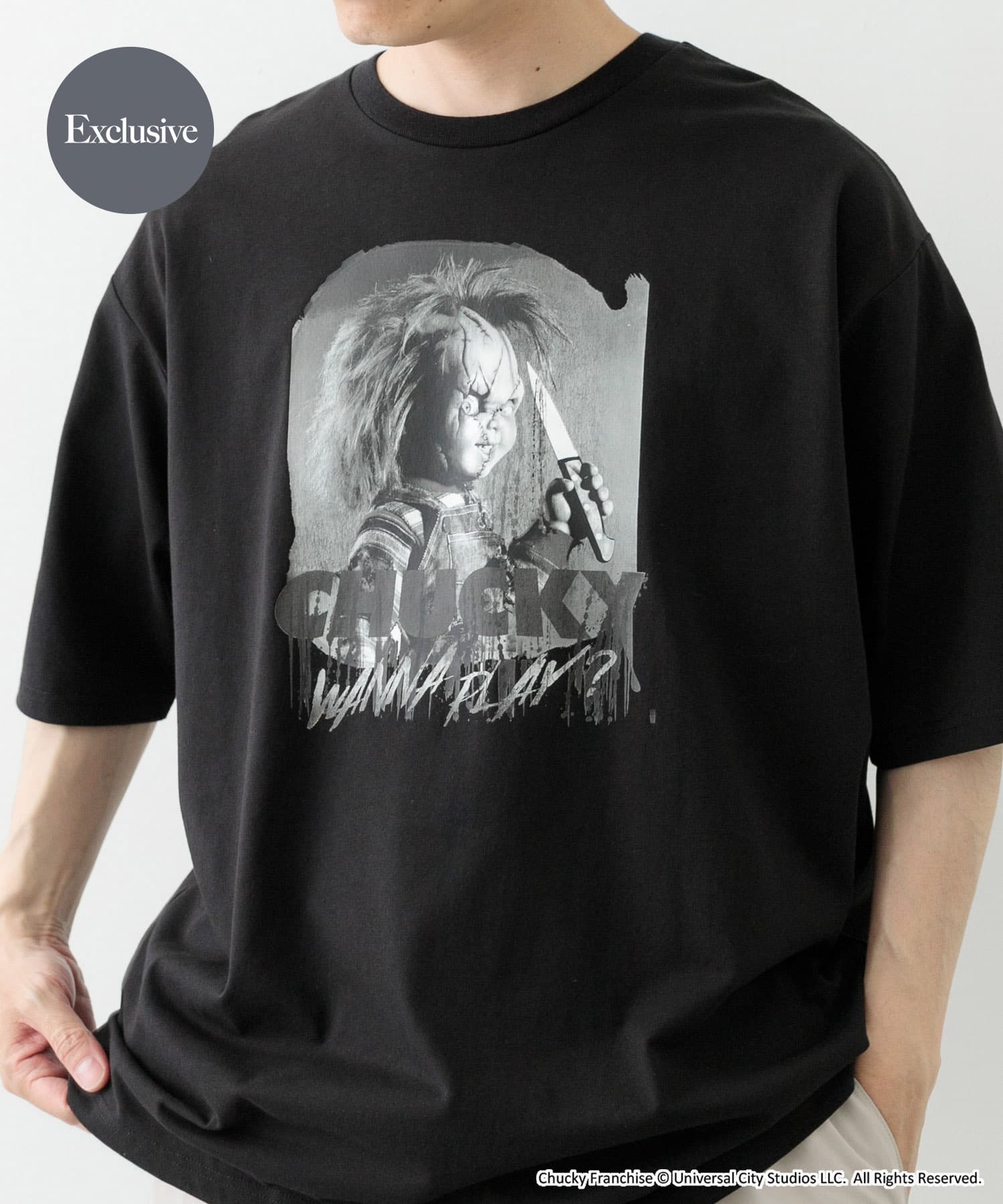 『別注』ホラーMOVIEプリントTシャツ