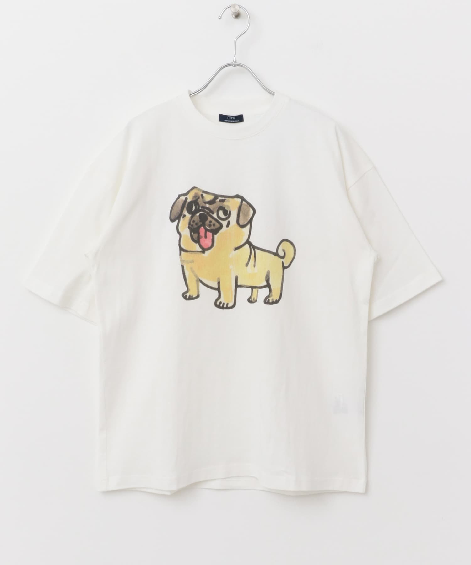 BEN LENOVITZ Dog Print T-shirts BODY WHT M