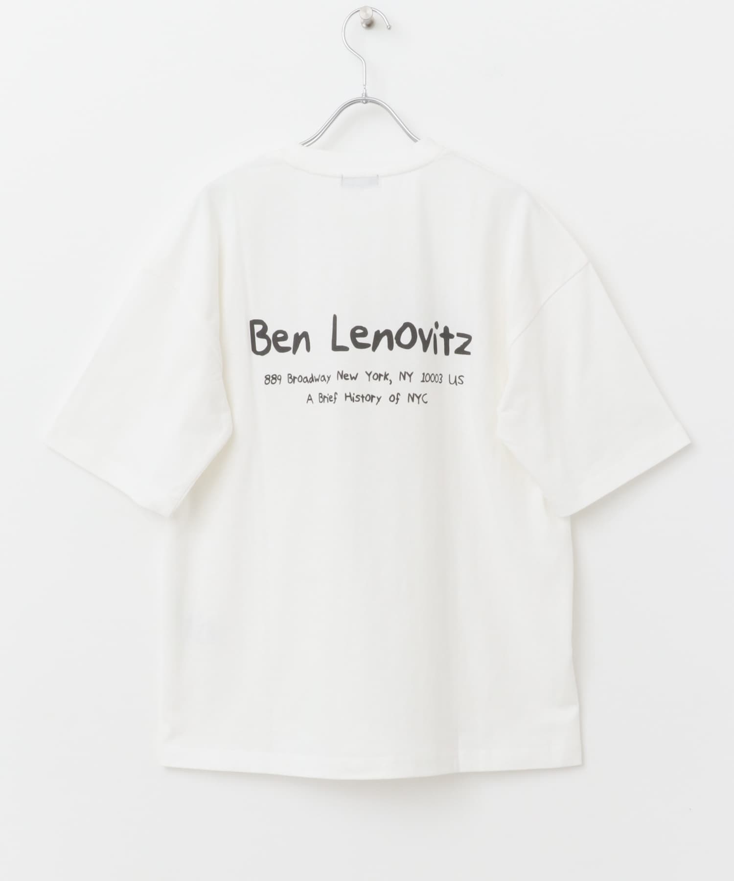 BEN LENOVITZ Dog Print T-shirts BODY WHT M