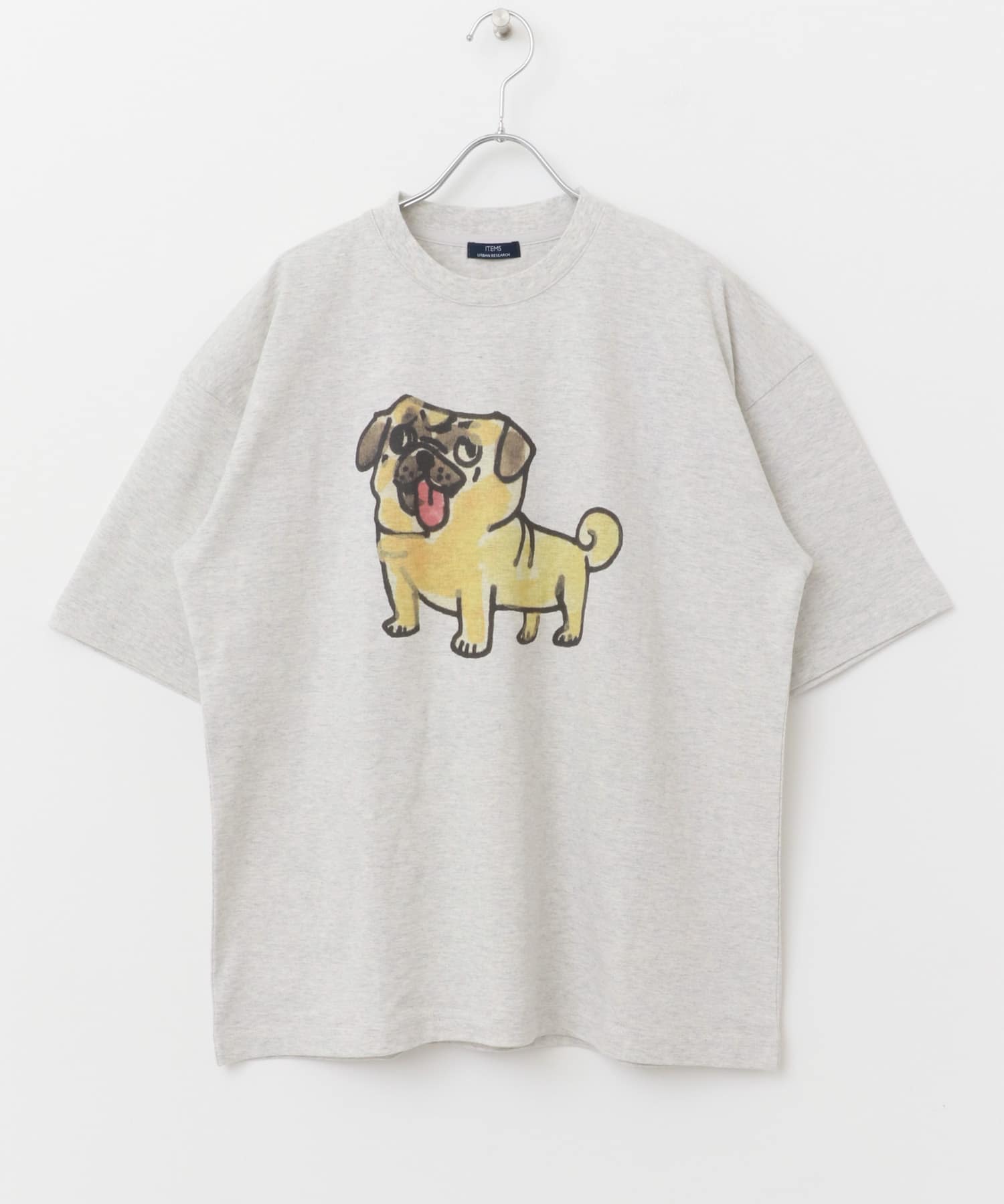 BEN LENOVITZ Dog Print T-shirts BODY GRY M