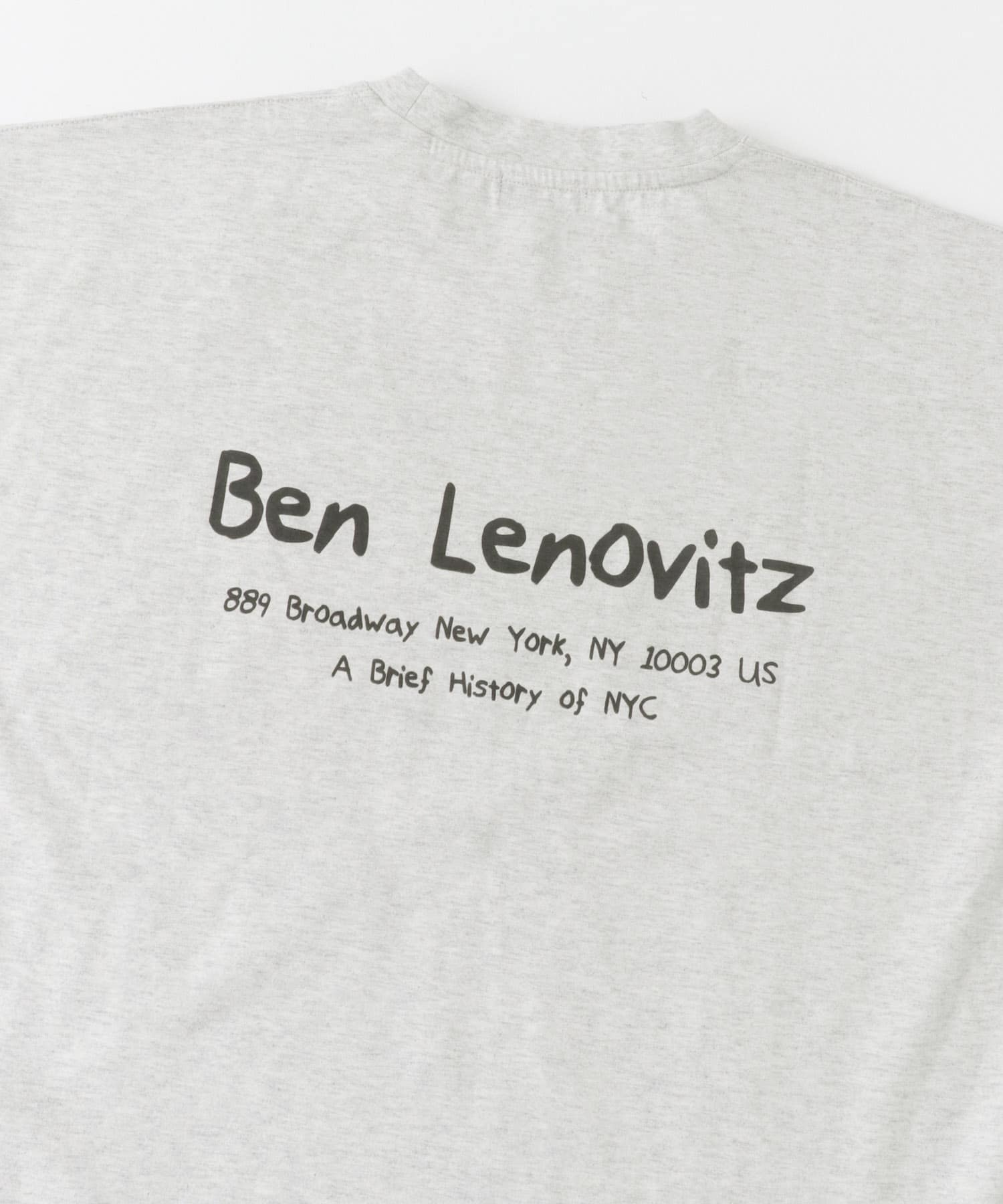 BEN LENOVITZ Dog Print T-shirts BODY GRY M