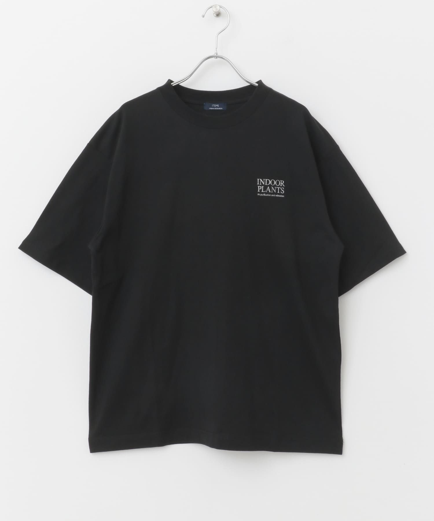 PlantsバックプリントusedライクTシャツ BLK M