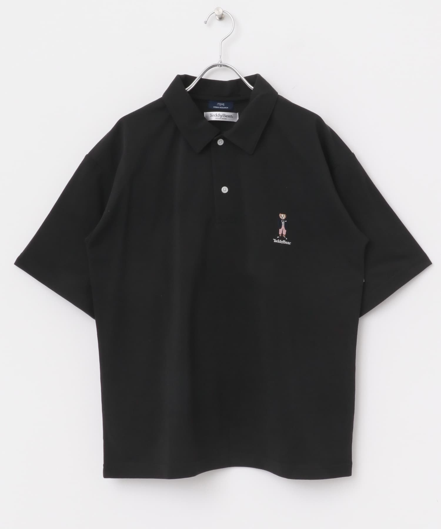 Teddy Bear ワンポイント刺繍ポロシャツ(M WHT): トップス｜URBAN