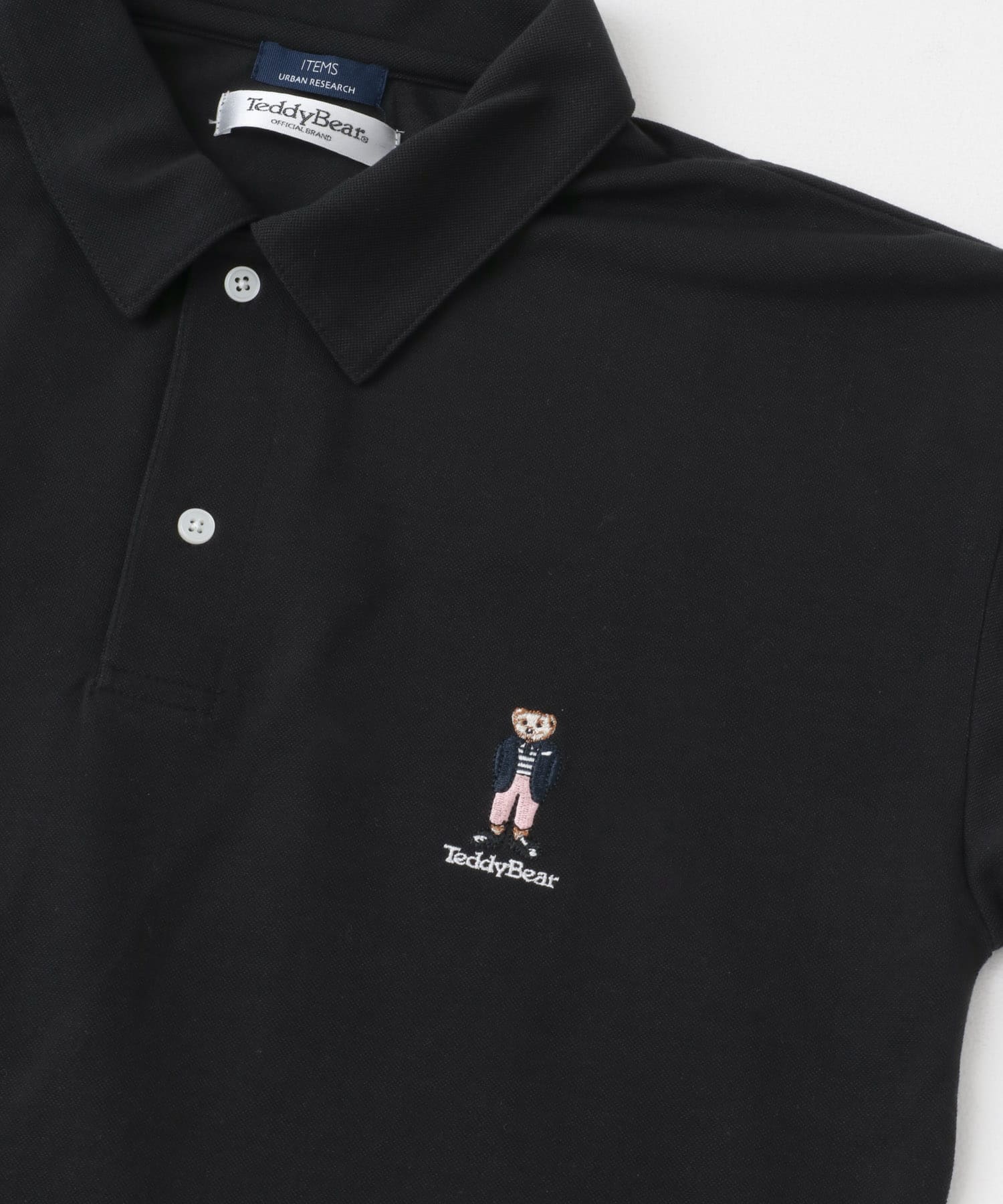 Teddy Bear ワンポイント刺繍ポロシャツ(M WHT): トップス｜URBAN