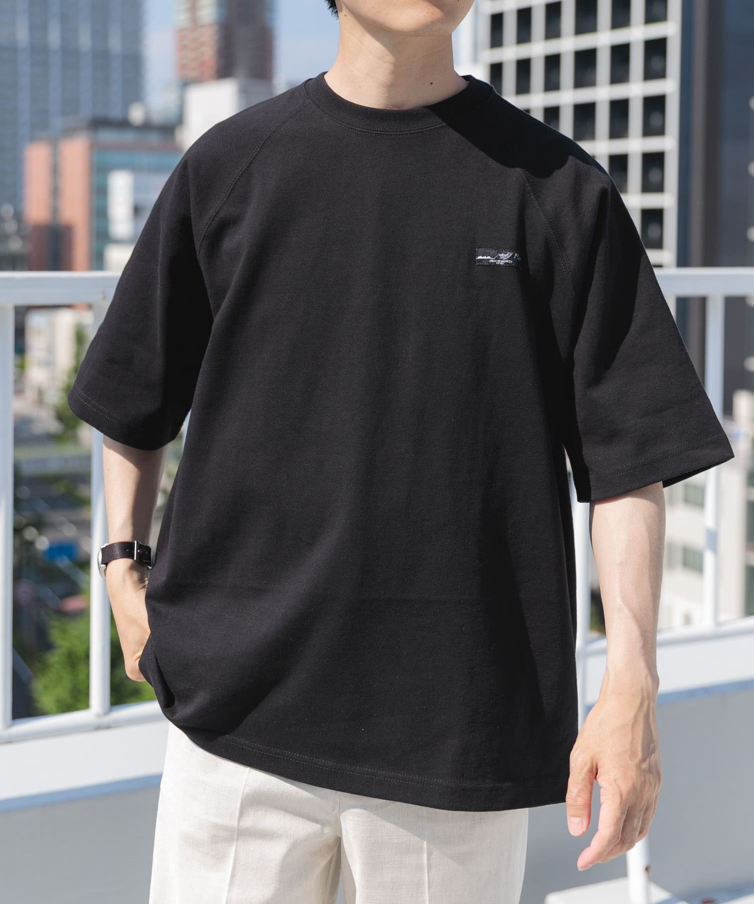 ヘビーウェイト天竺ラグランTシャツ