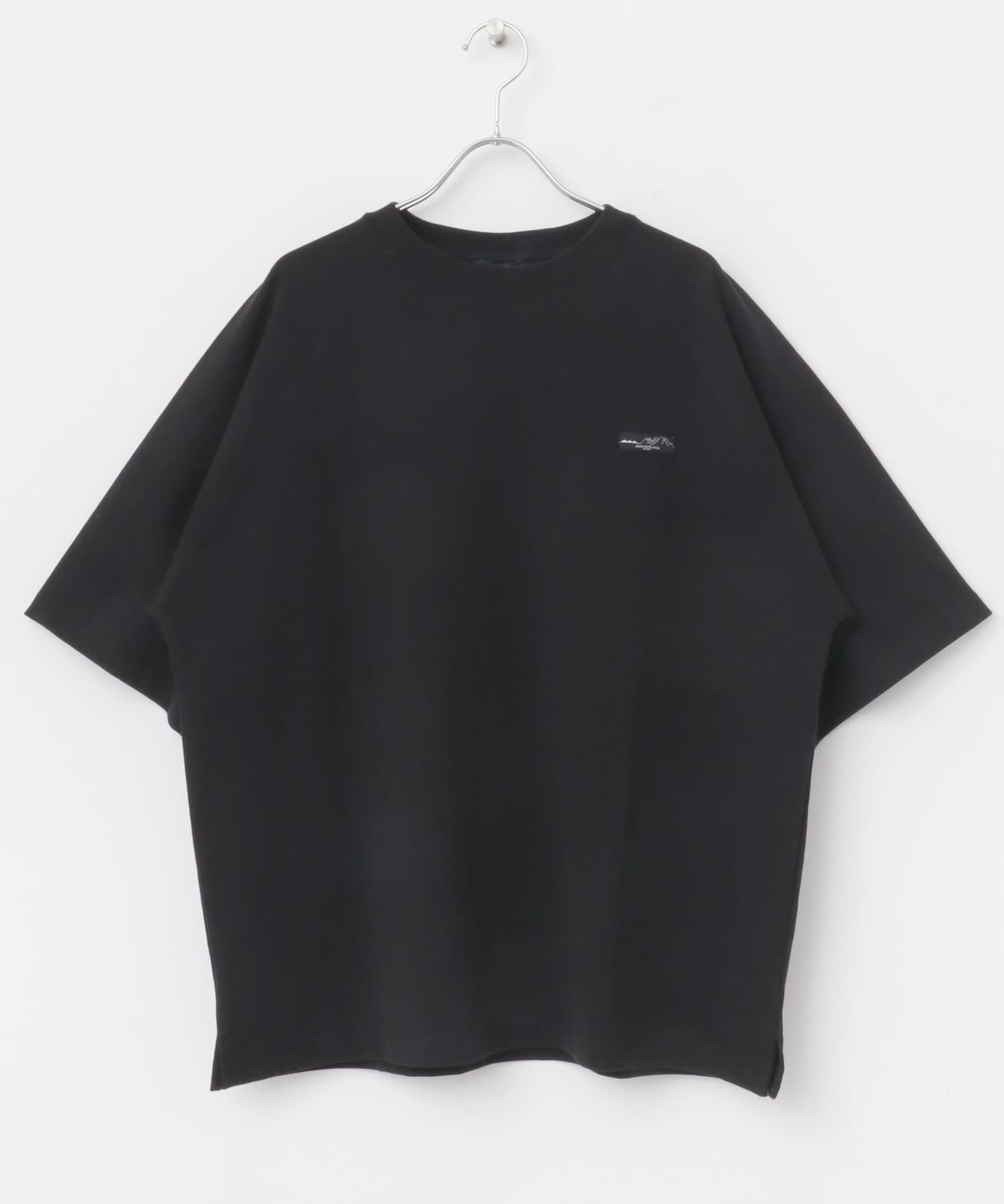 ヘビーウェイト天竺ラグランTシャツ BLK M
