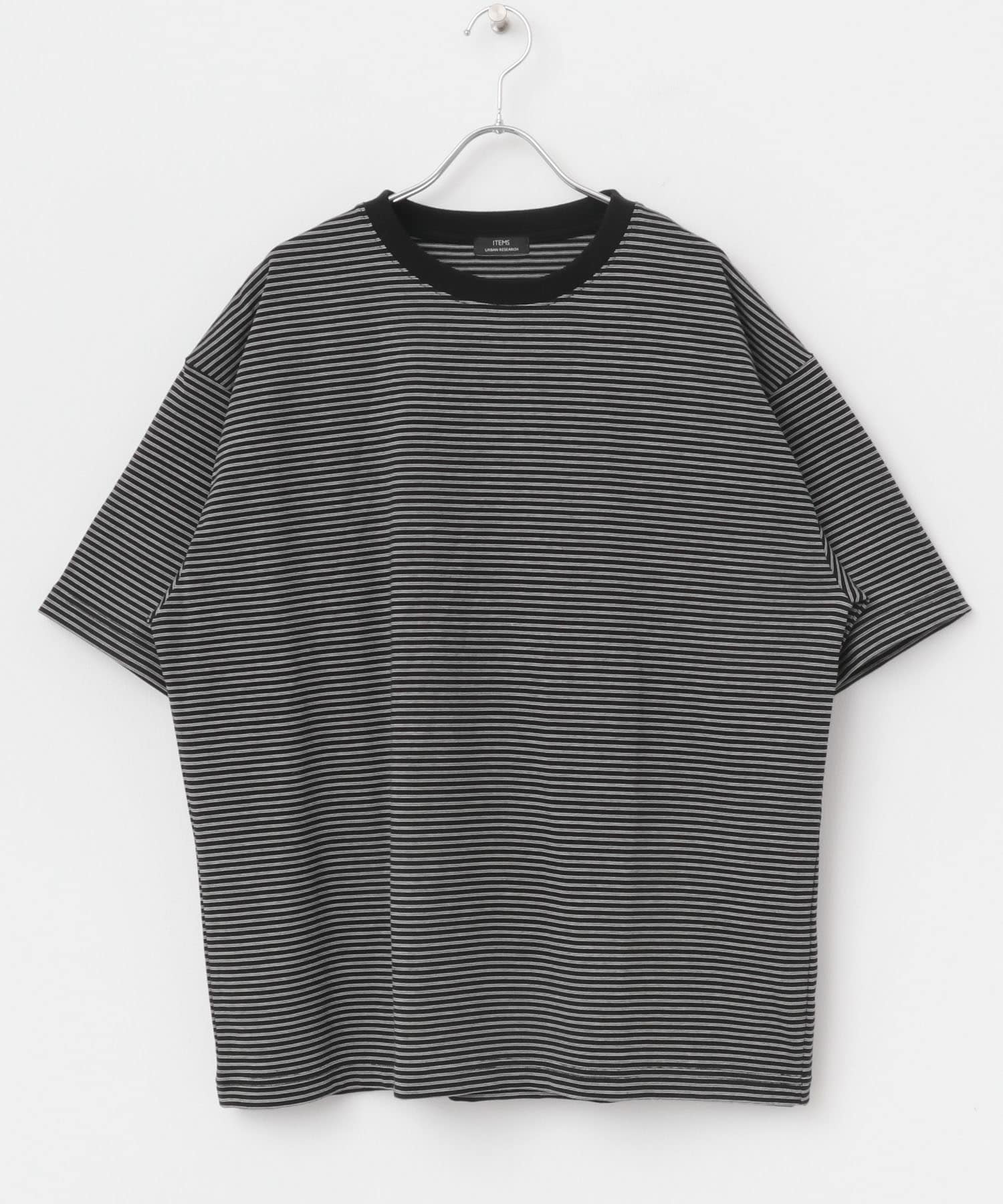 ミジンボーダー天竺半袖T-Shirts BLK M