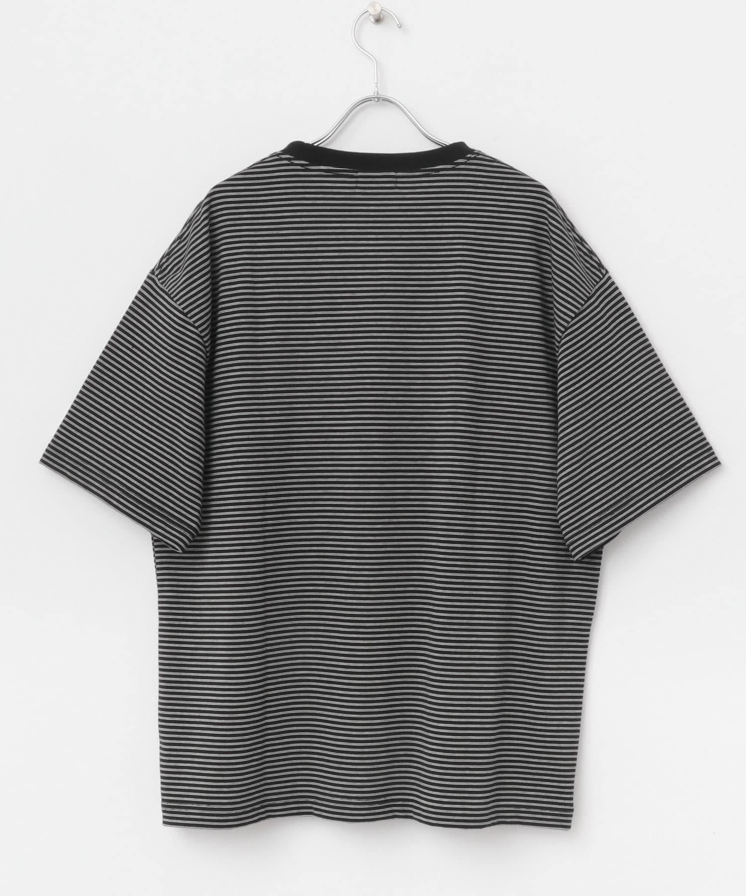 ミジンボーダー天竺半袖T-Shirts BLK M