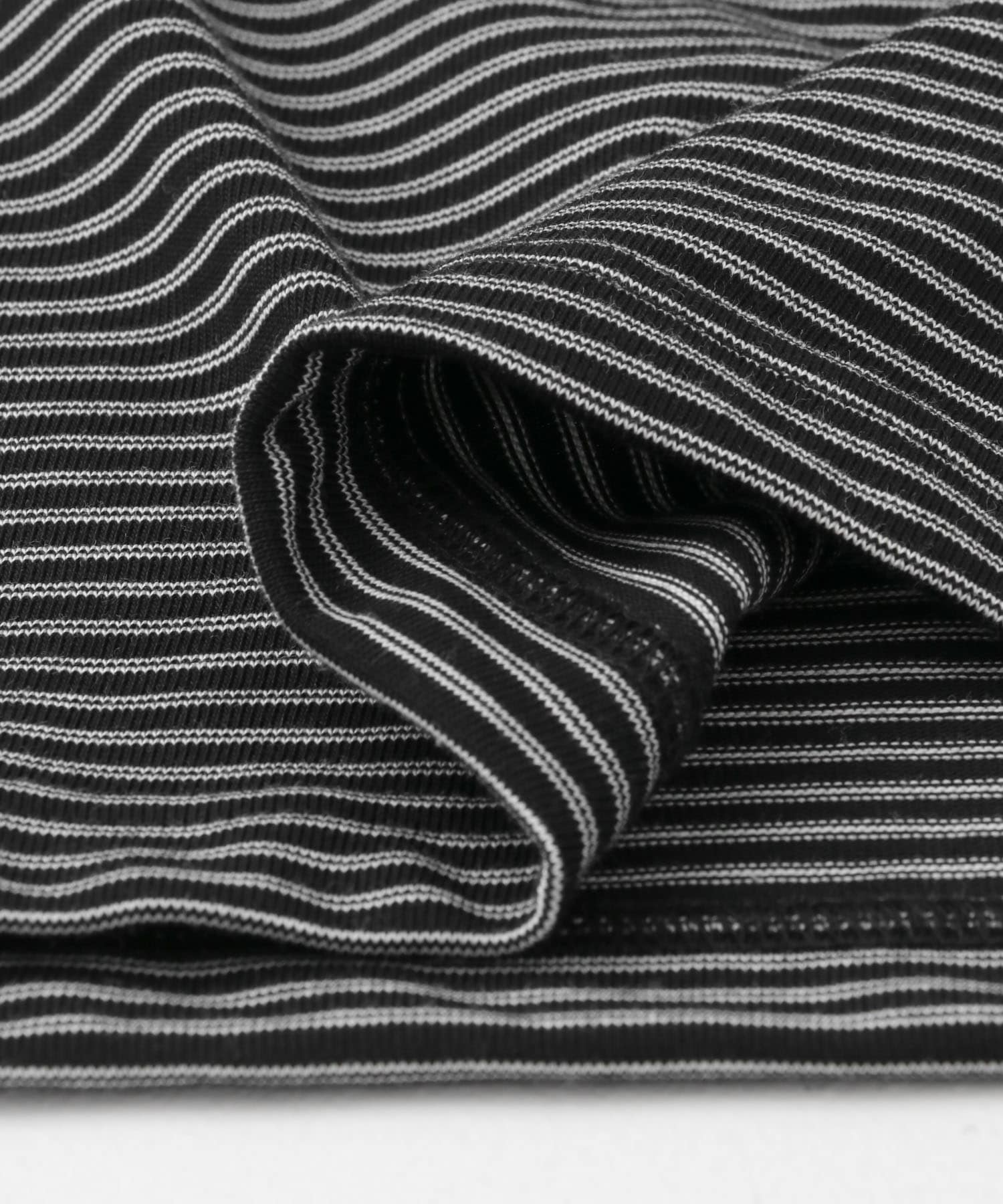 ミジンボーダー天竺半袖T-Shirts BLK M