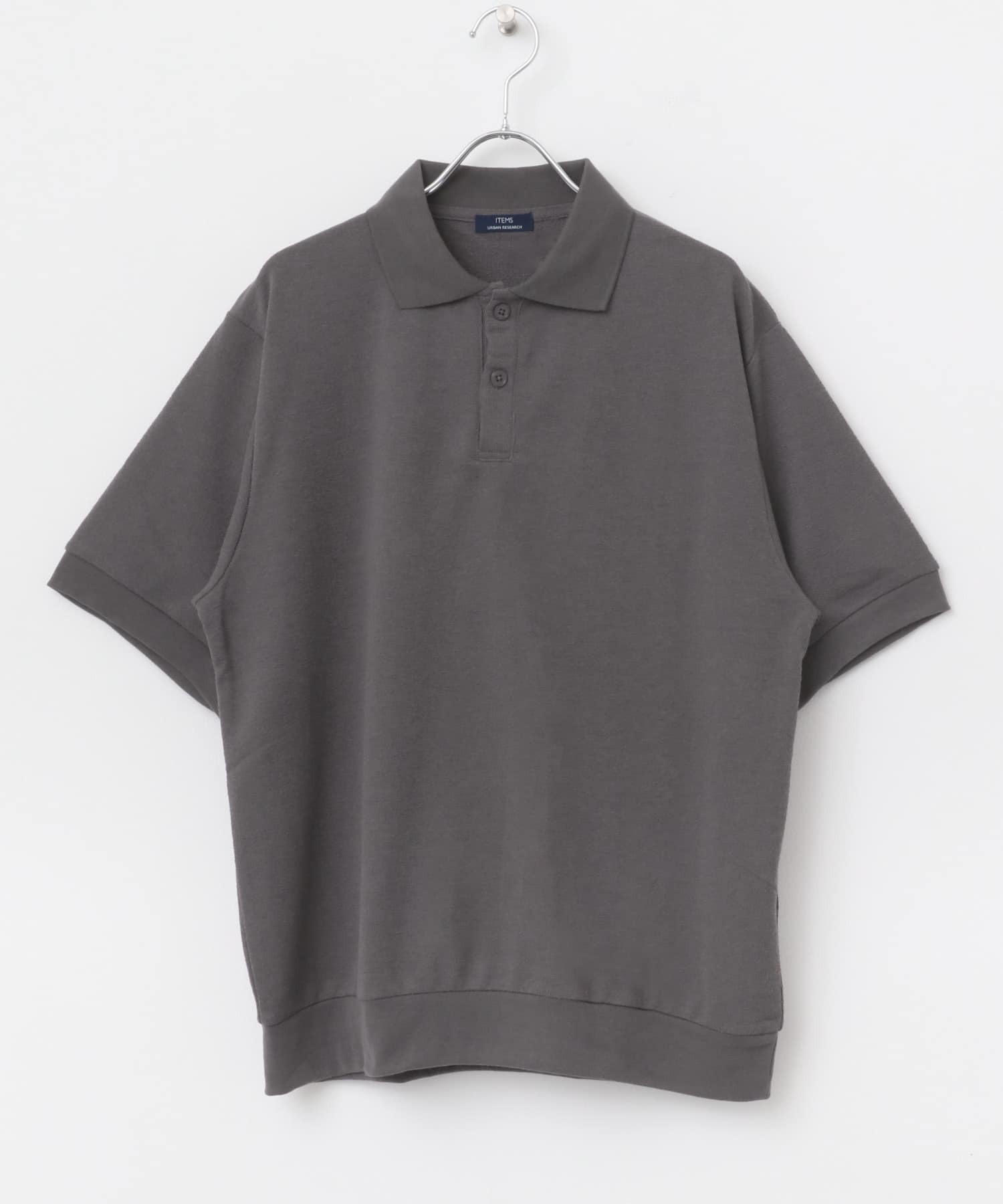 クレープジョーゼットポロシャツ(M KHK): トップス｜URBAN RESEARCH