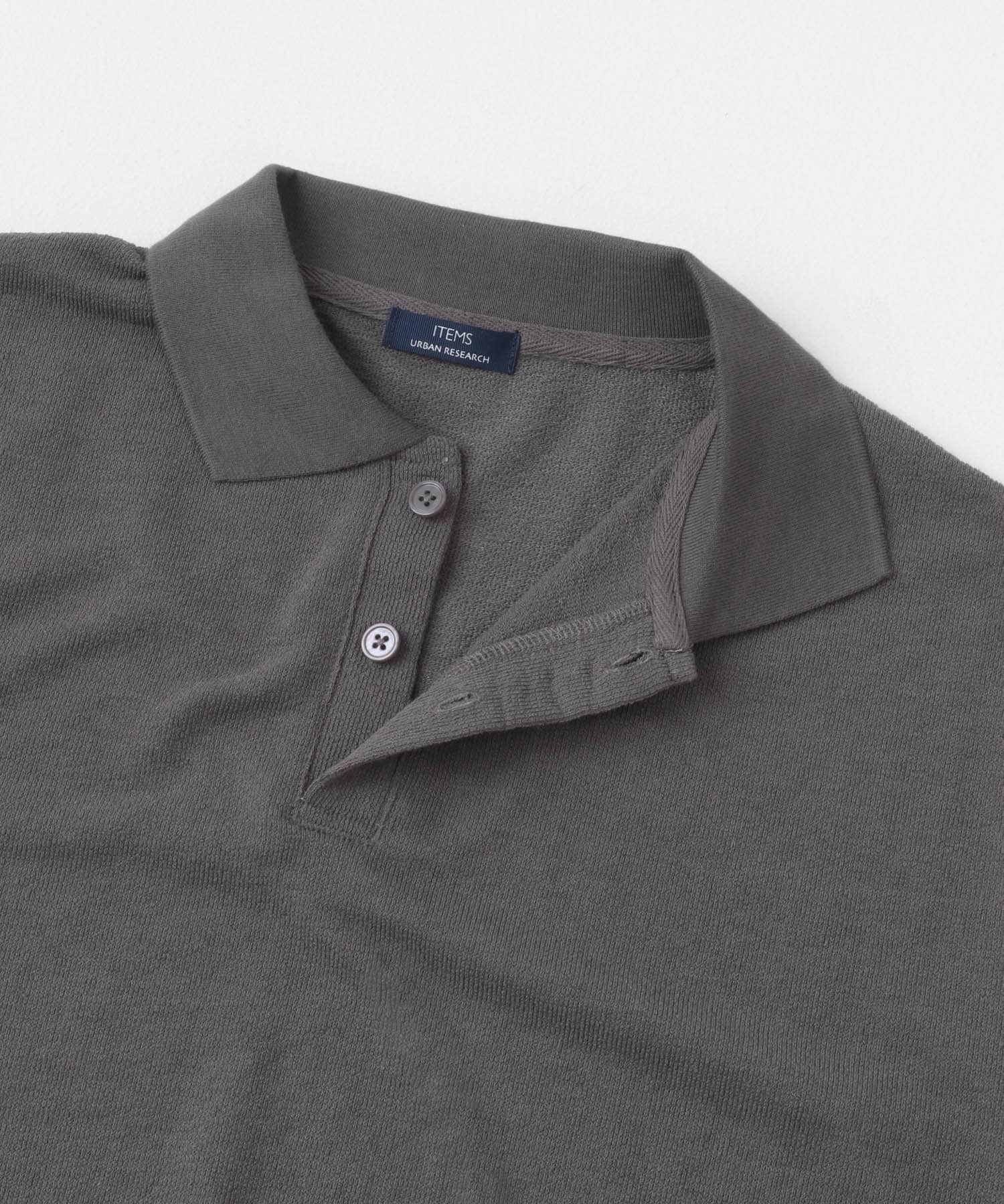 クレープジョーゼットポロシャツ(M KHK): トップス｜URBAN