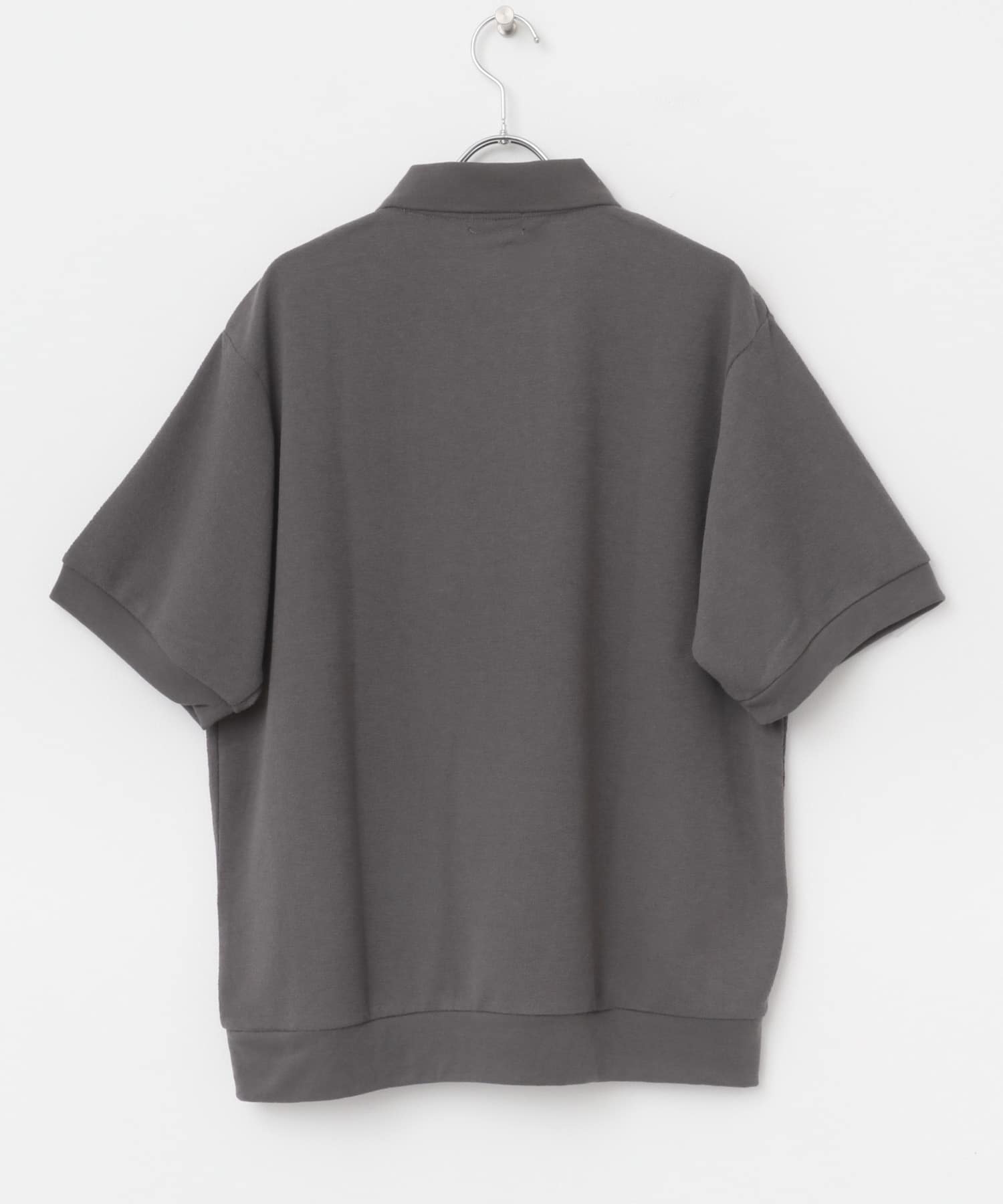 クレープジョーゼットポロシャツ CHA M