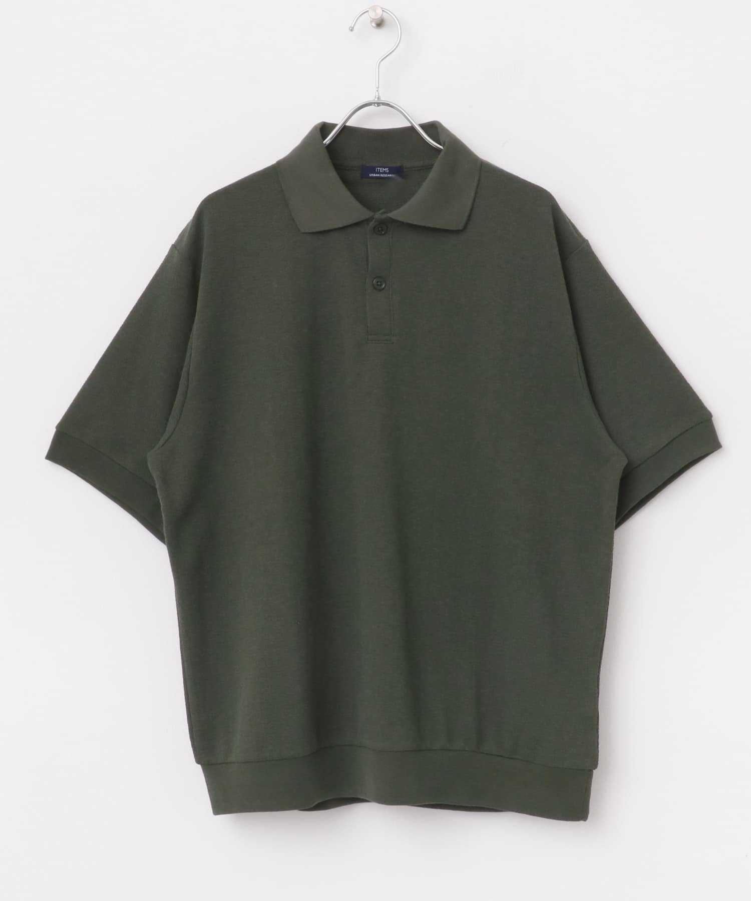 クレープジョーゼットポロシャツ KHK M