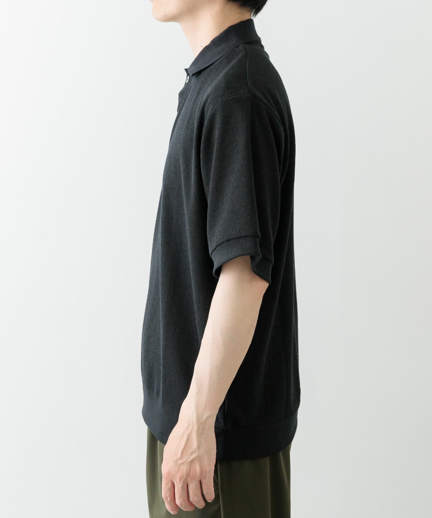 クレープジョーゼットポロシャツ(M KHK): トップス｜URBAN RESEARCH