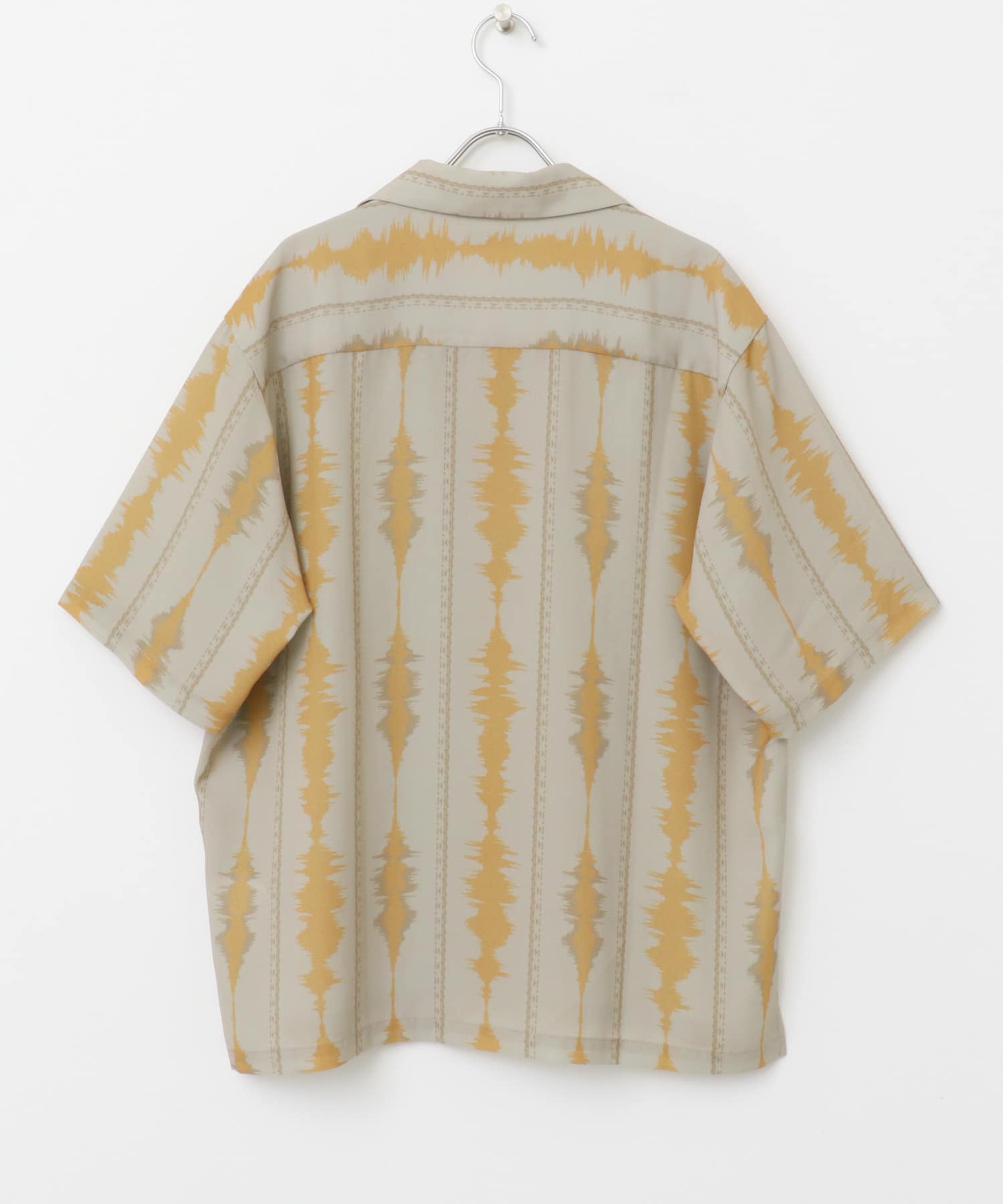 デジタルストライププリント半袖シャツ MOC M