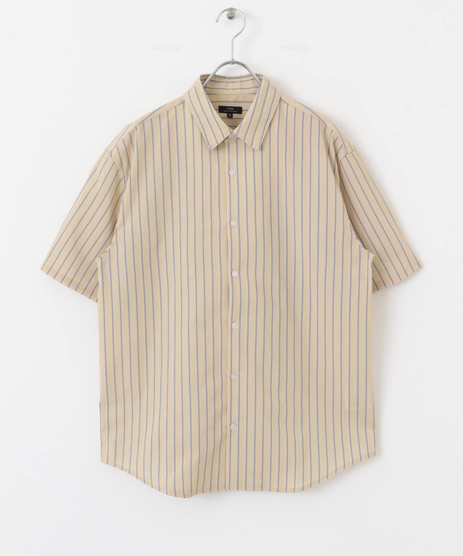 Multi Stripes R.Collar shirts BEG M