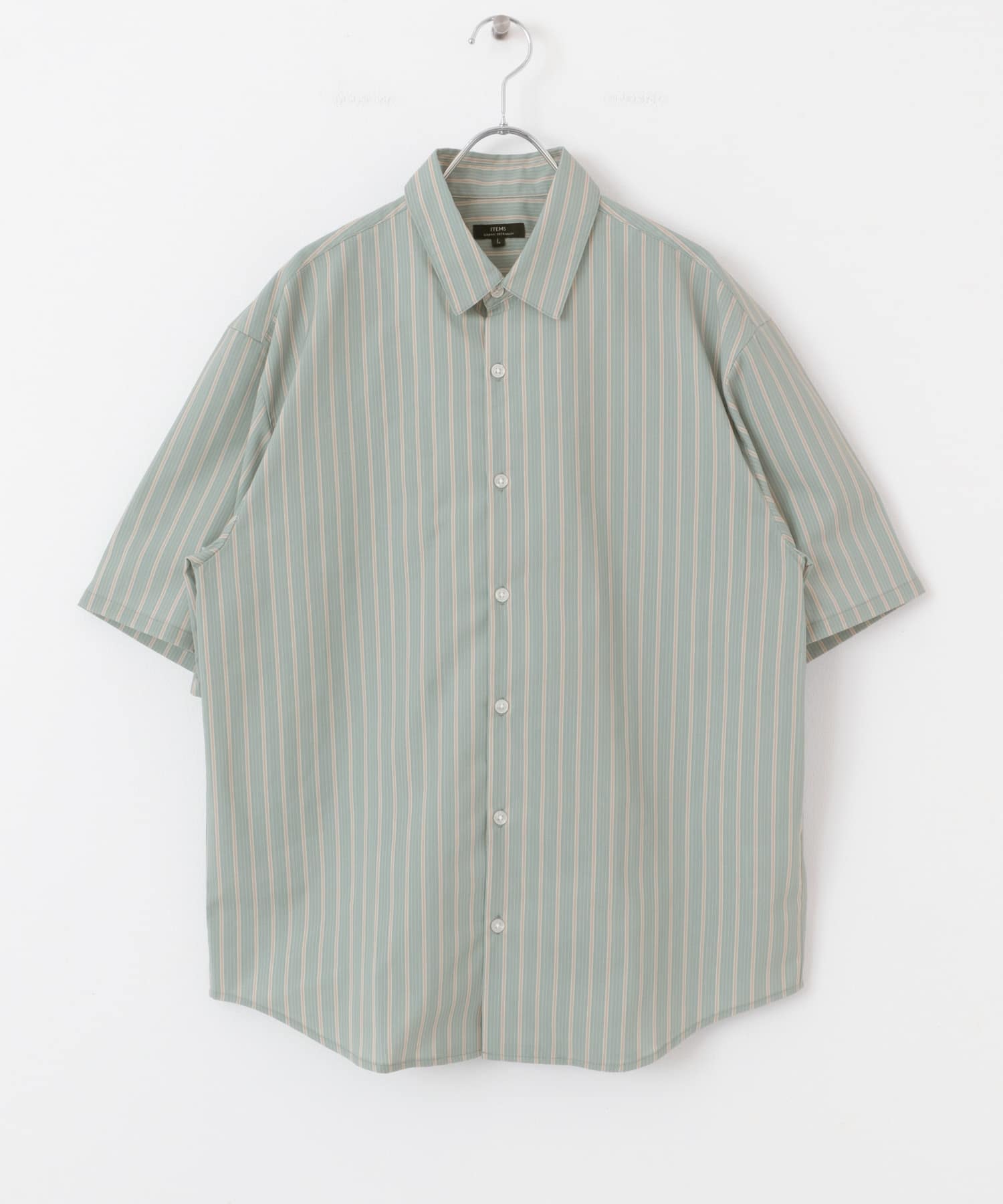 Multi Stripes R.Collar shirts BLU M