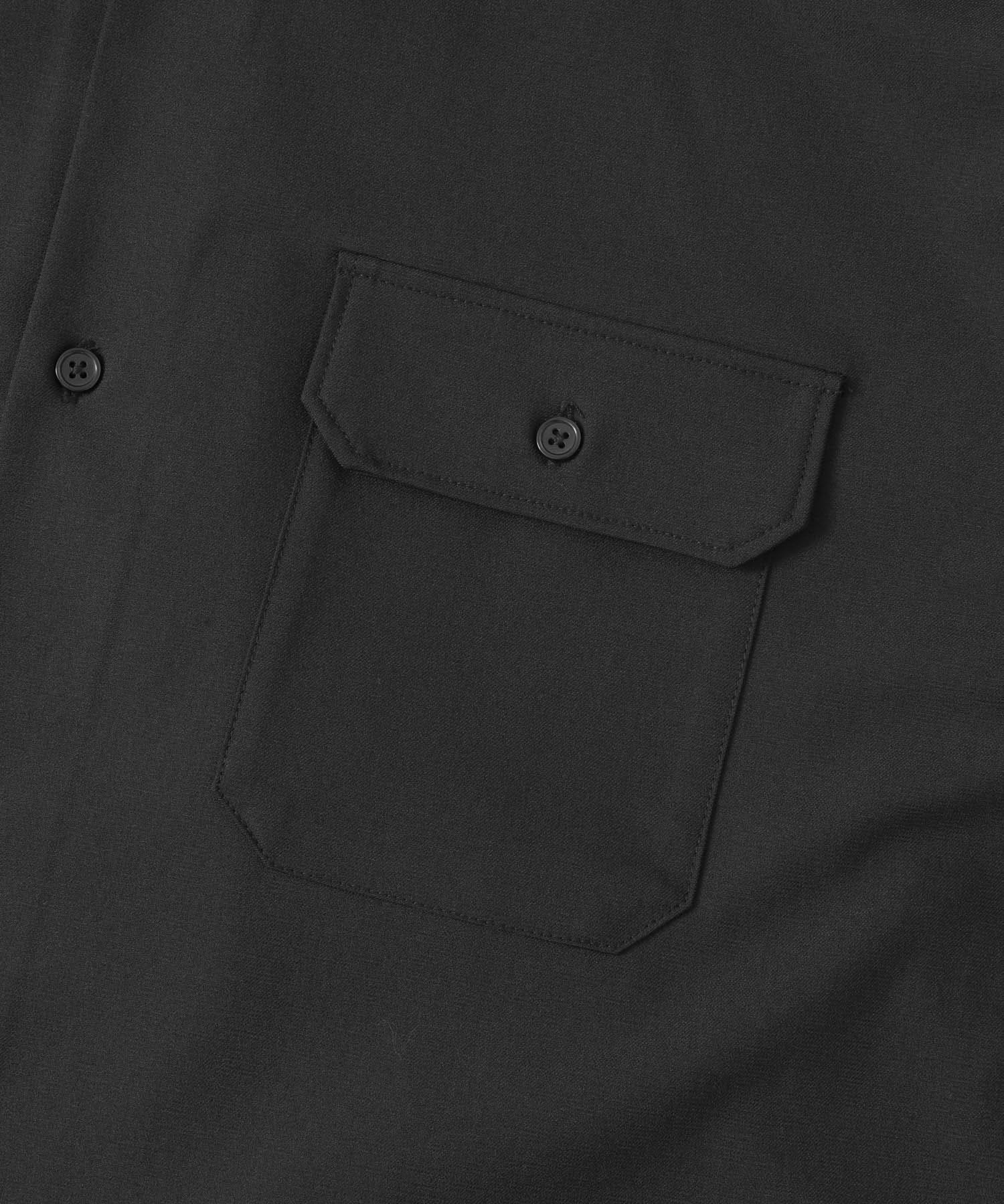 ダブルポケットワークショートスリーブシャツ BLK M