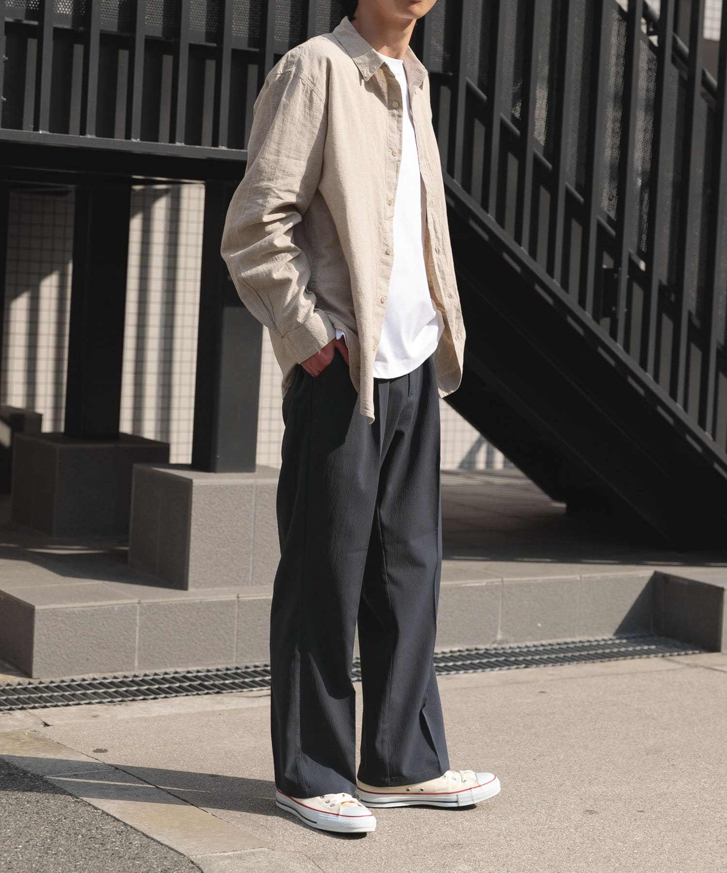 身長：175cm サイズ：L