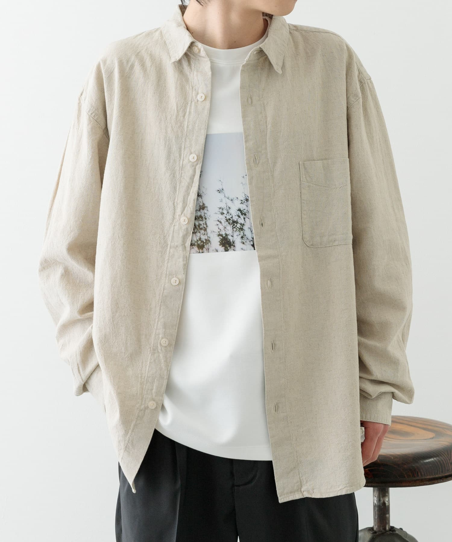 身長：175cm サイズ：L