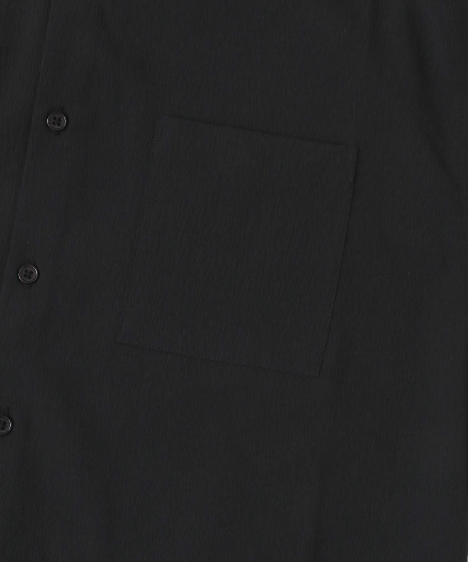 ヨウリュウレギュラーカラー半袖シャツ BLK M